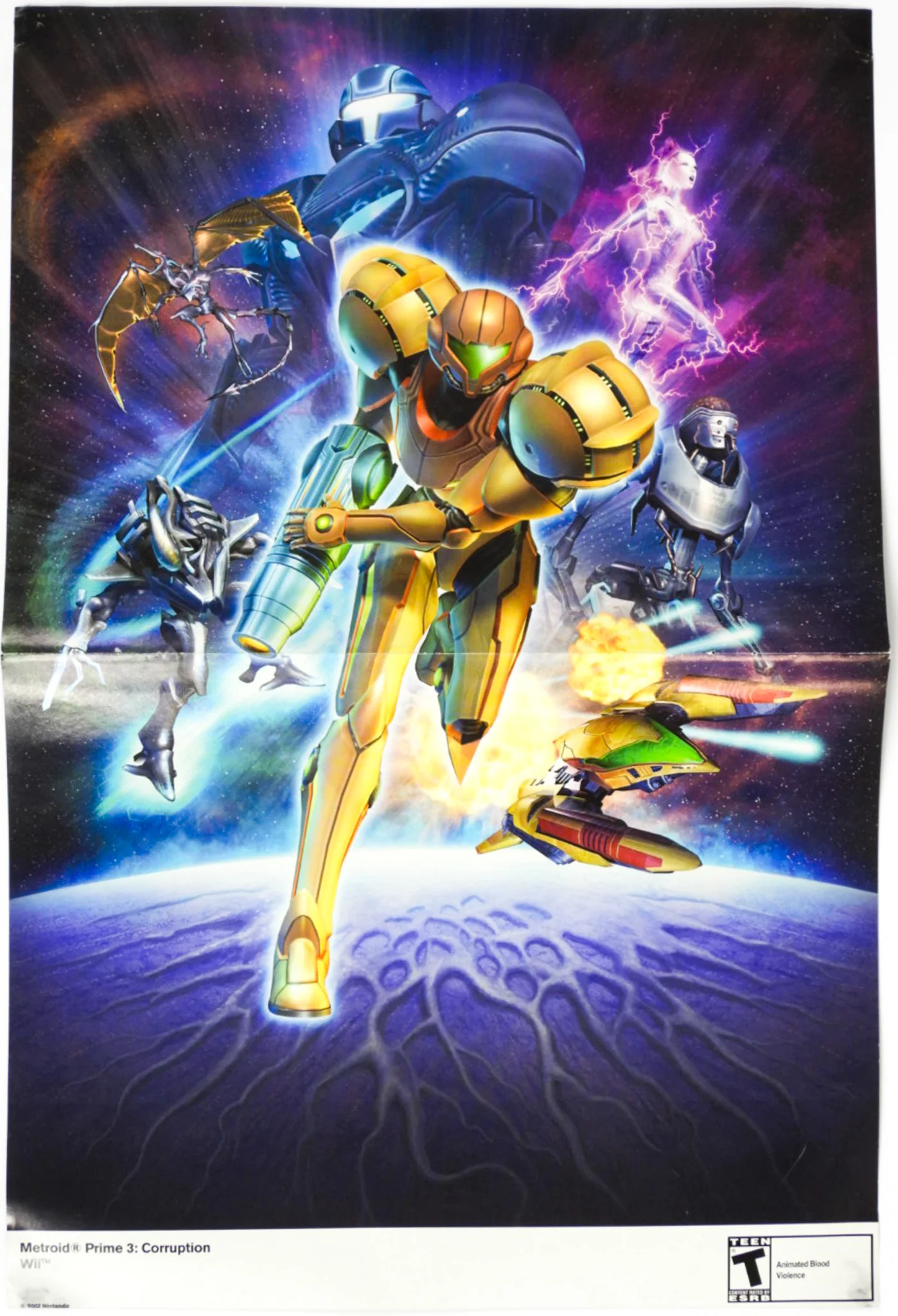 Metroid Prime 3 Corruption [Nintendo Power] [Poster] (Nintendo Wii) - Image 3