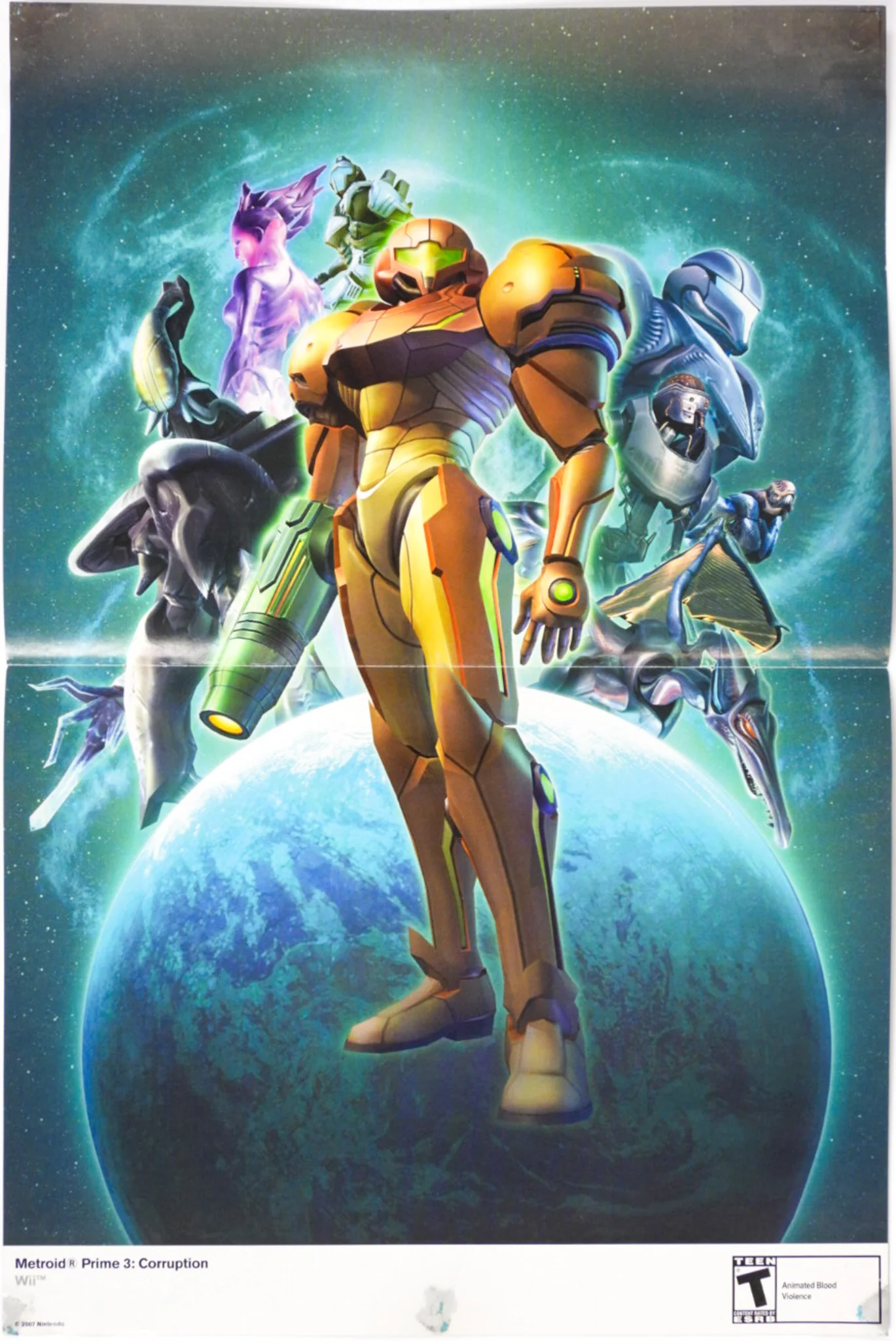 Metroid Prime 3 Corruption [Nintendo Power] [Poster] (Nintendo Wii) - Image 4