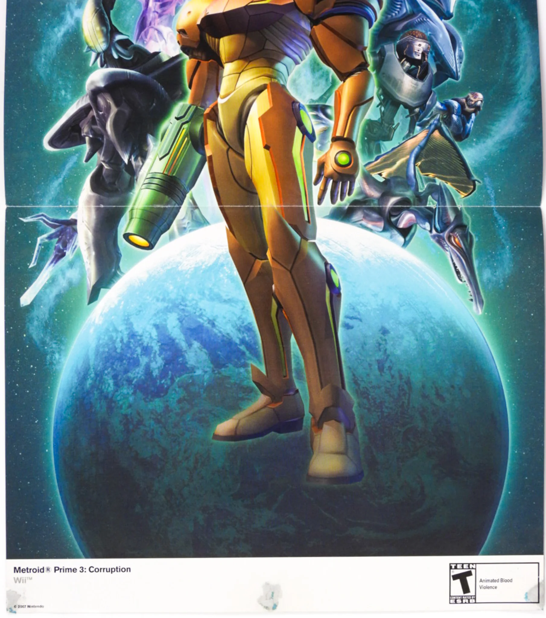 Metroid Prime 3 Corruption [Nintendo Power] [Poster] (Nintendo Wii) - Image 5