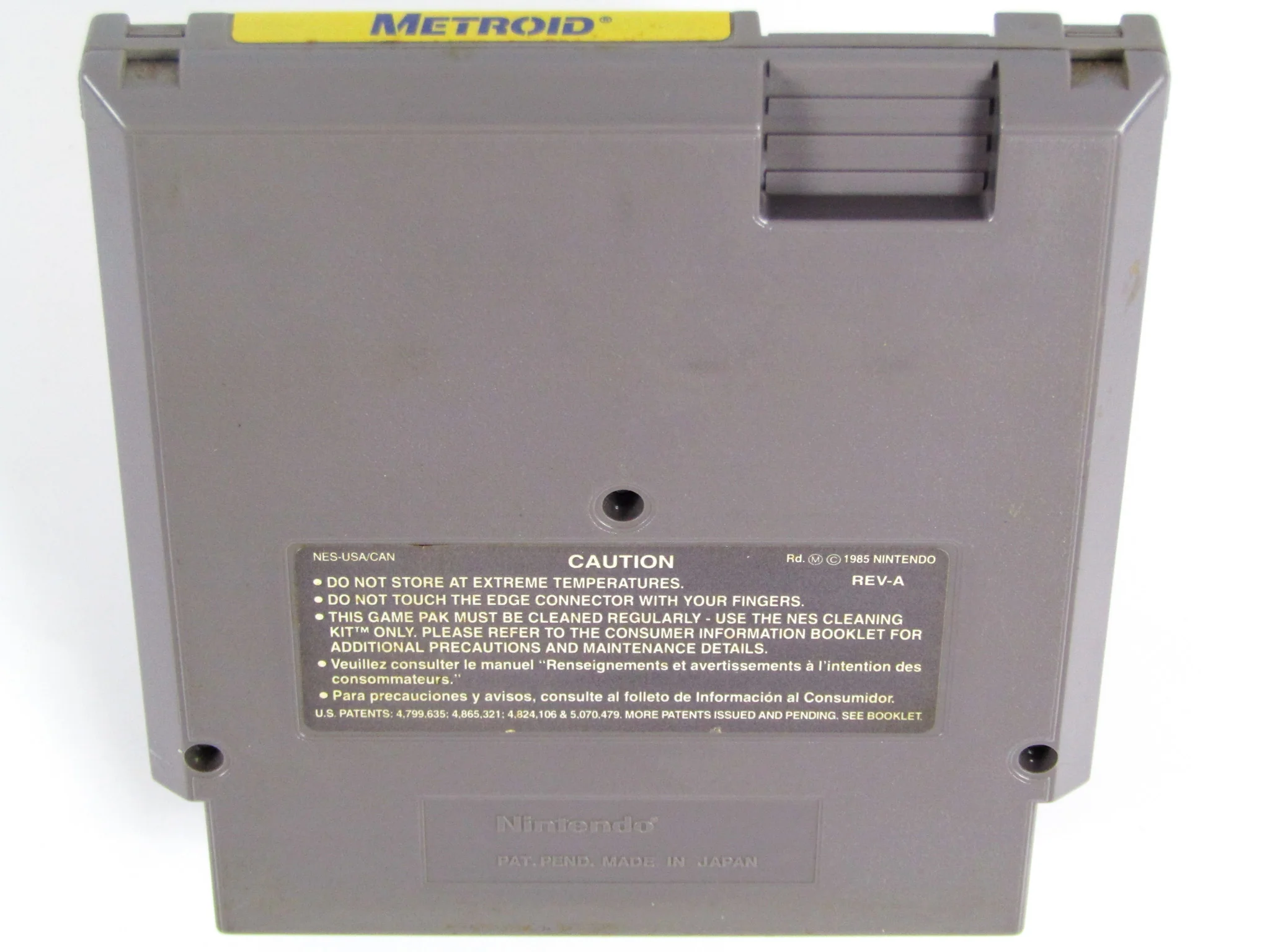 Metroid [Yellow Label] (Nintendo / NES) - Image 7