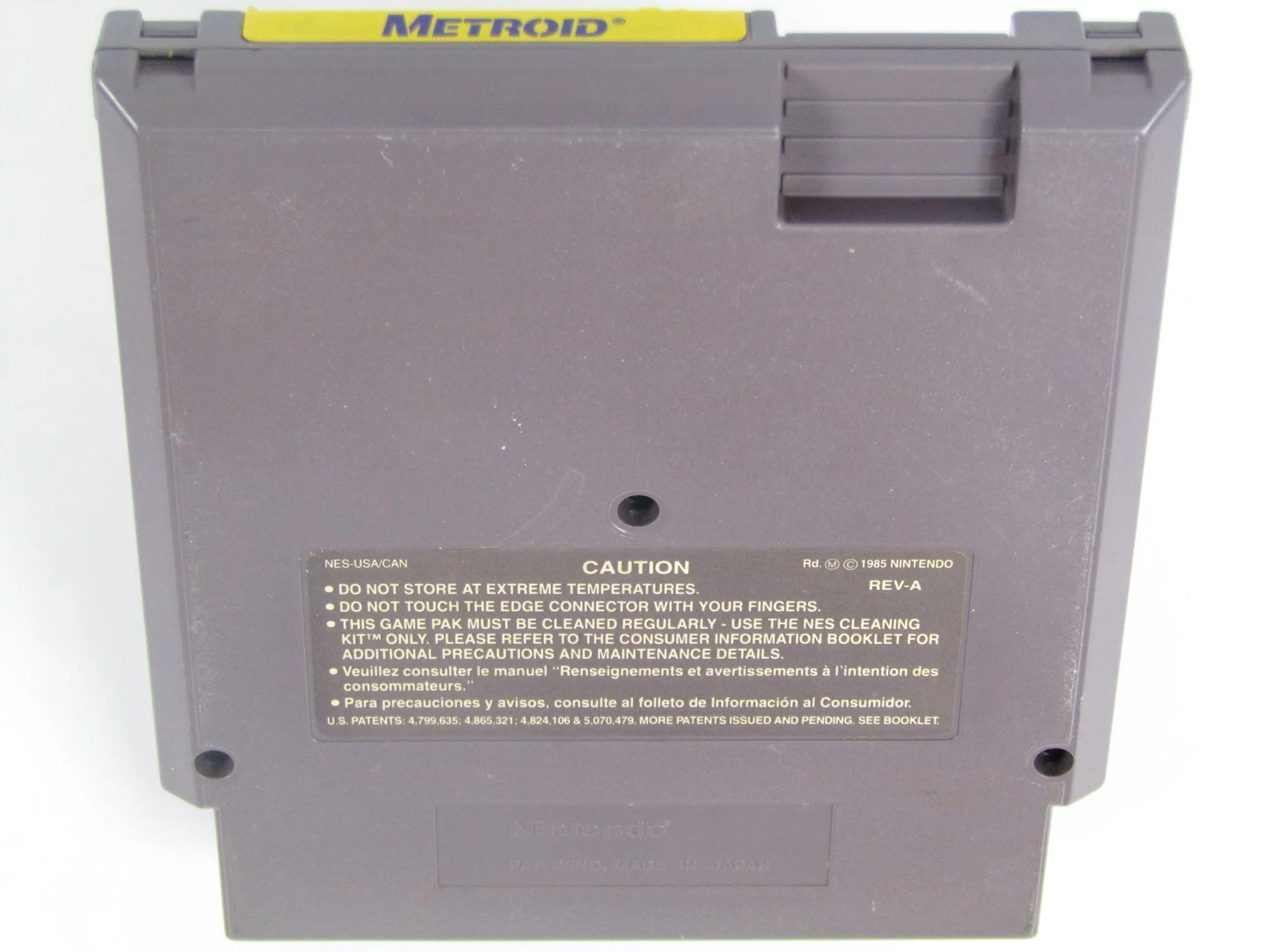 Metroid [Yellow Label] (Nintendo / NES) - Image 9