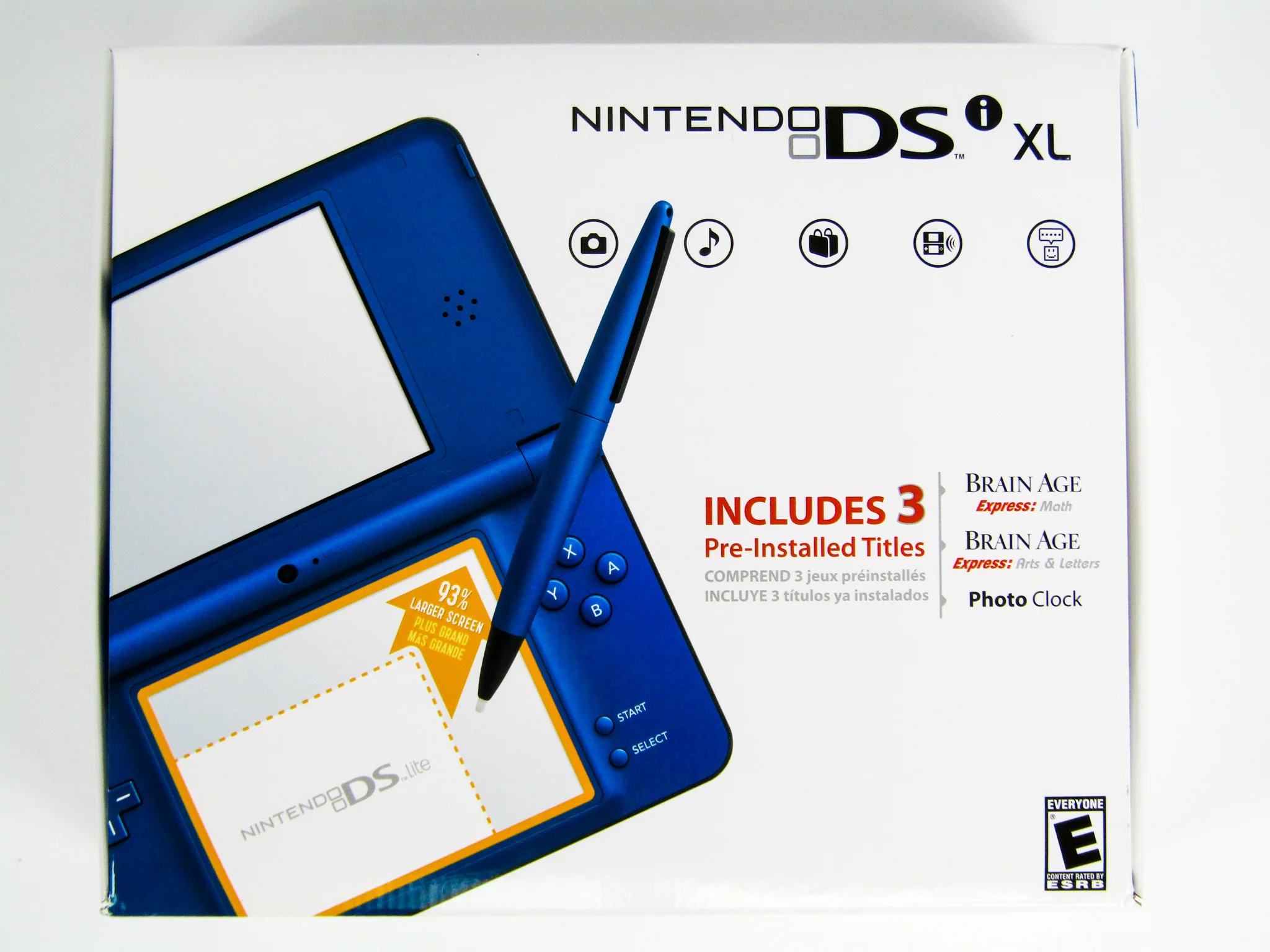 Nintendo DSi XL System Midnight Blue with Mario Vs. Donkey Kong Mini-Land Mayhem - Image 6