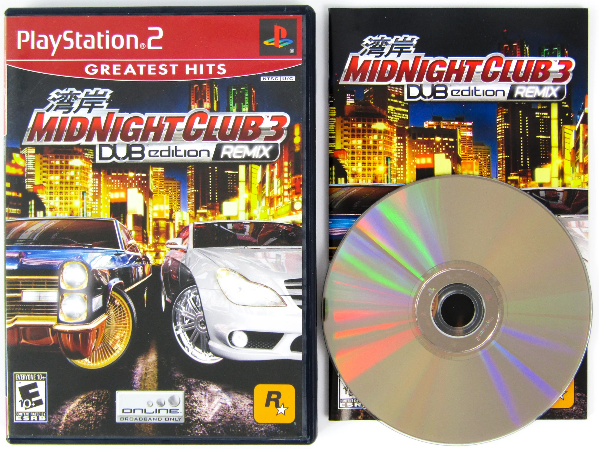Midnight Club 3: Dub Edition Remix [Greatest Hits] (PlayStation 2 / PS2)