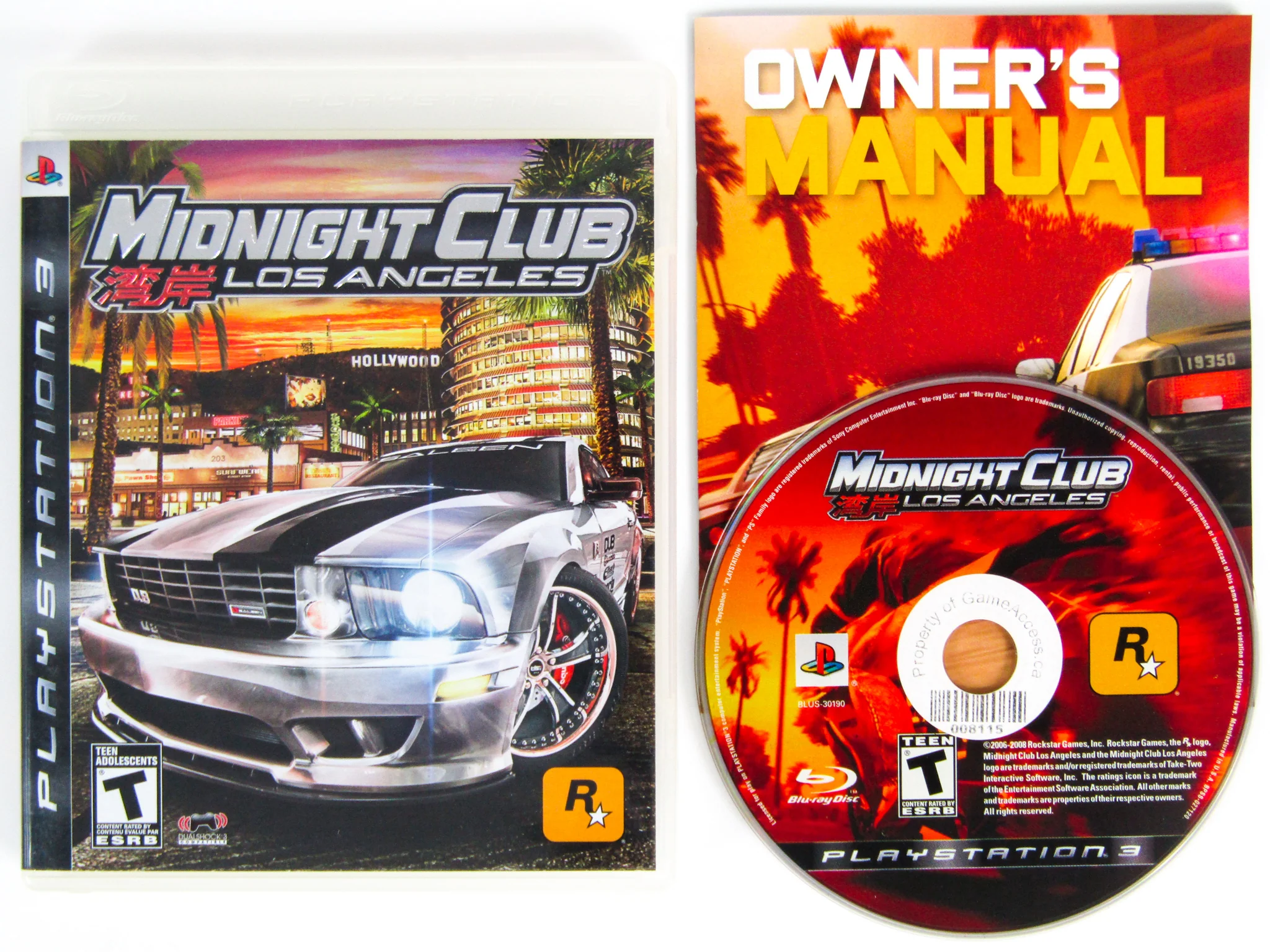 Midnight Club: Los Angeles (PlayStation 3 / PS3) - Image 3