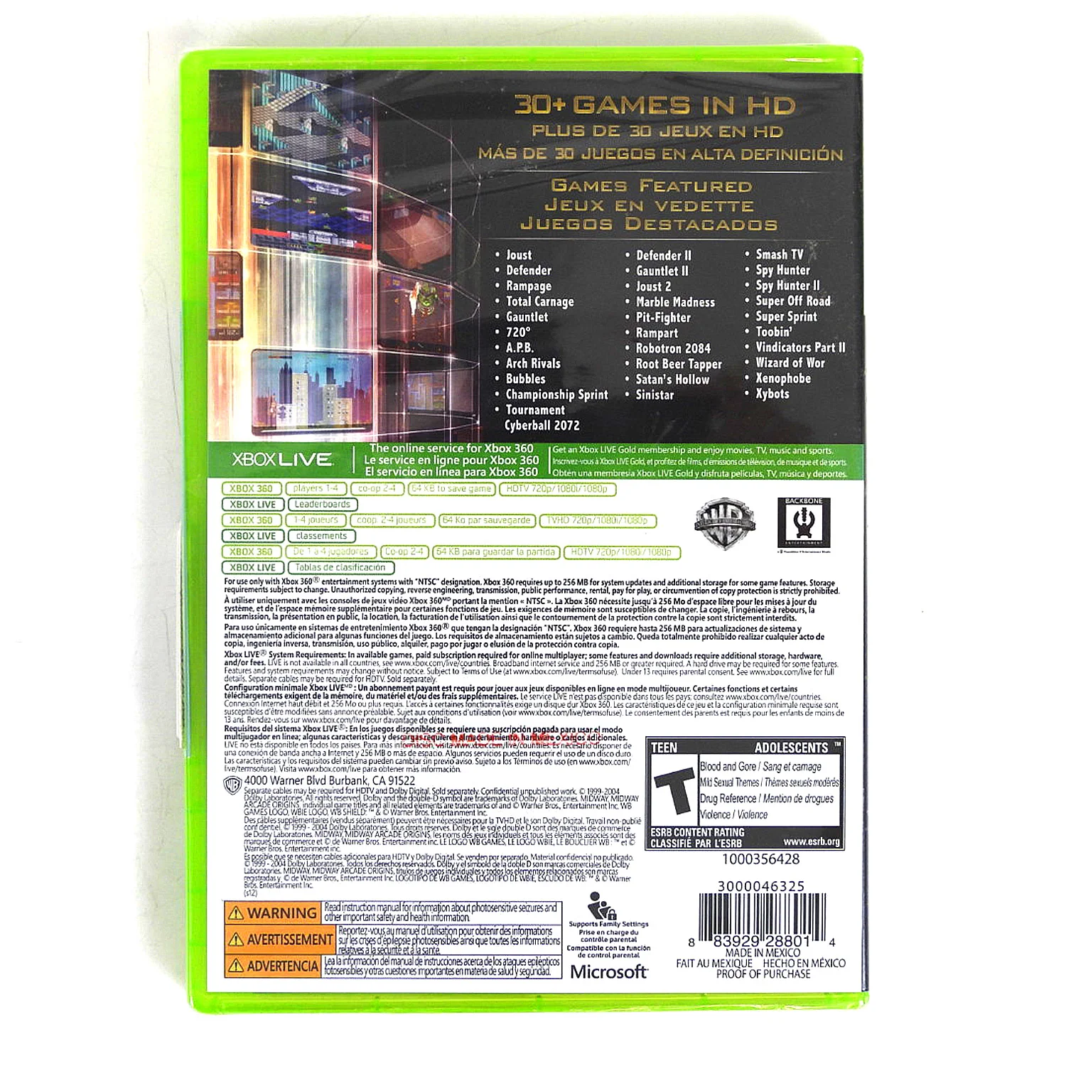 Midway Arcade Origins (Xbox 360) - Image 2