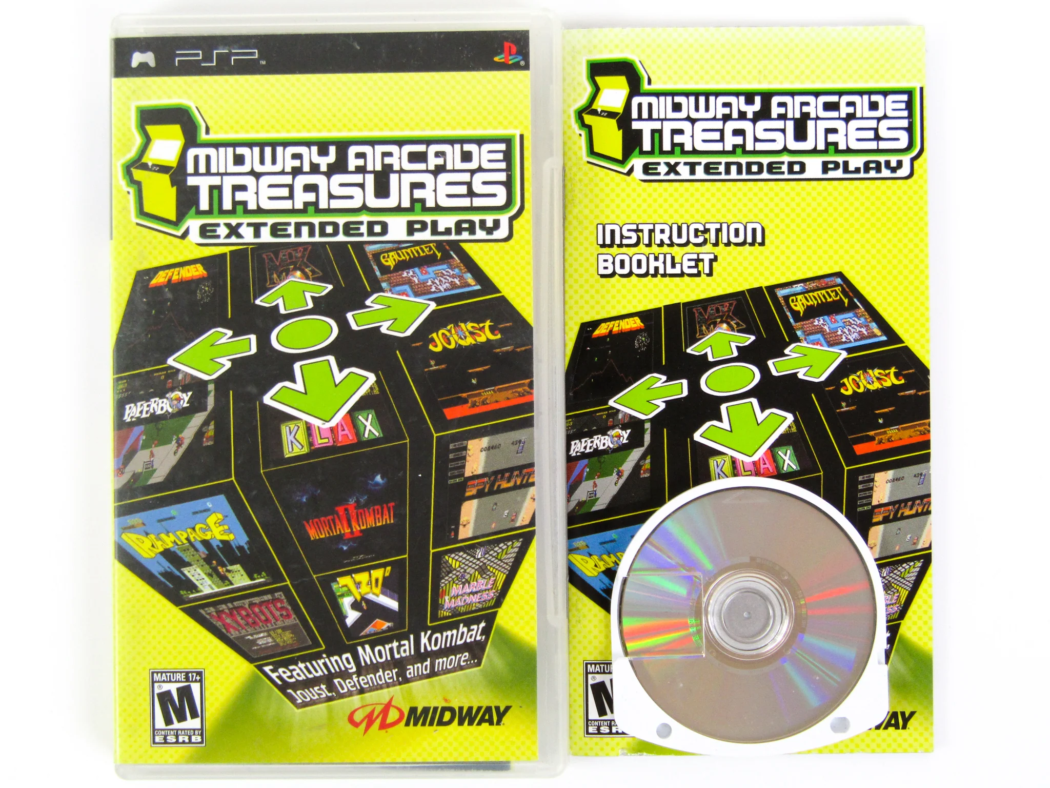 Midway Arcade Treasures Extended Play (PlayStation Portable / PSP)