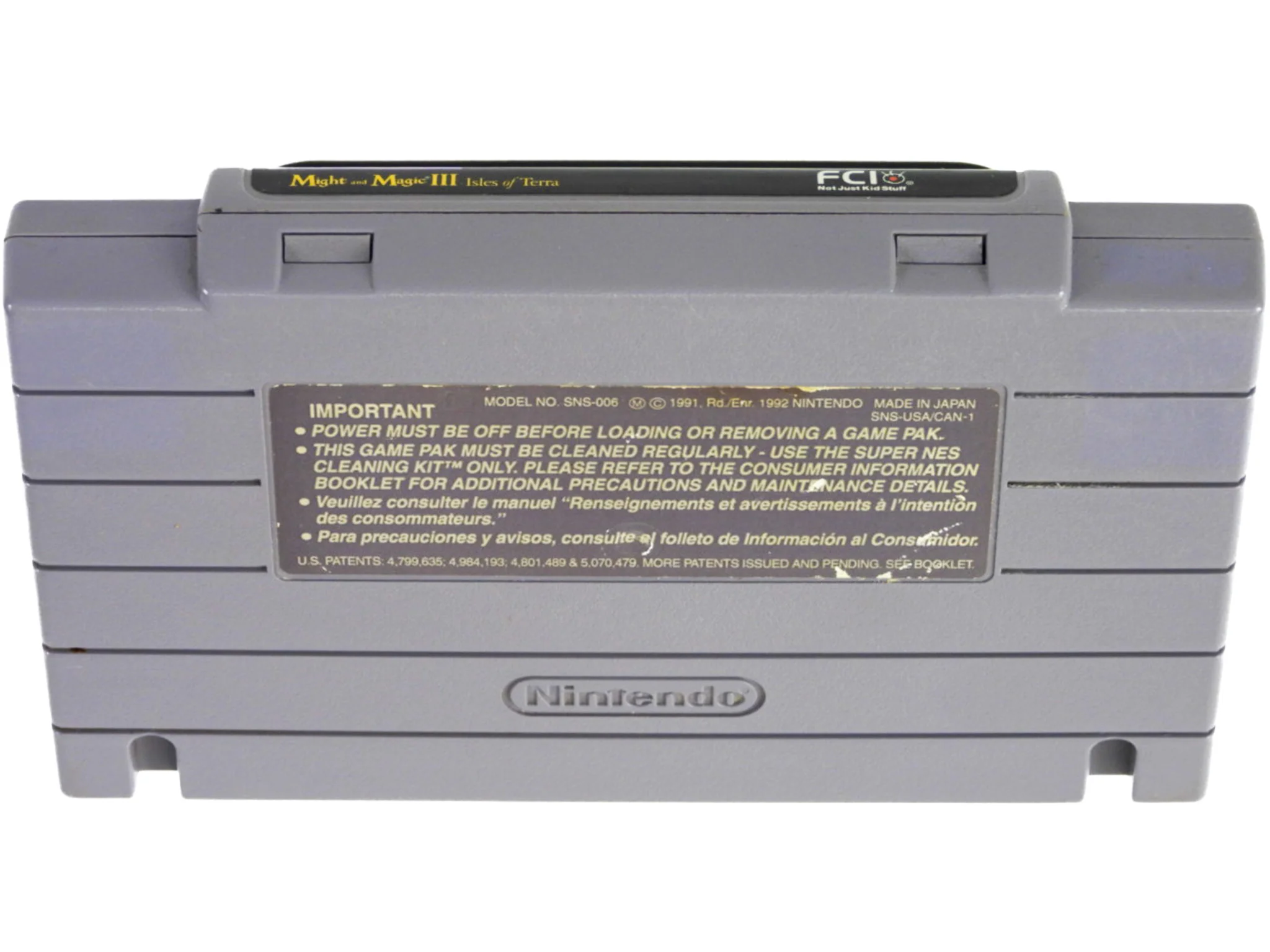 Might and Magic III 3 Isles of Terra (Super Nintendo / SNES) - Image 12
