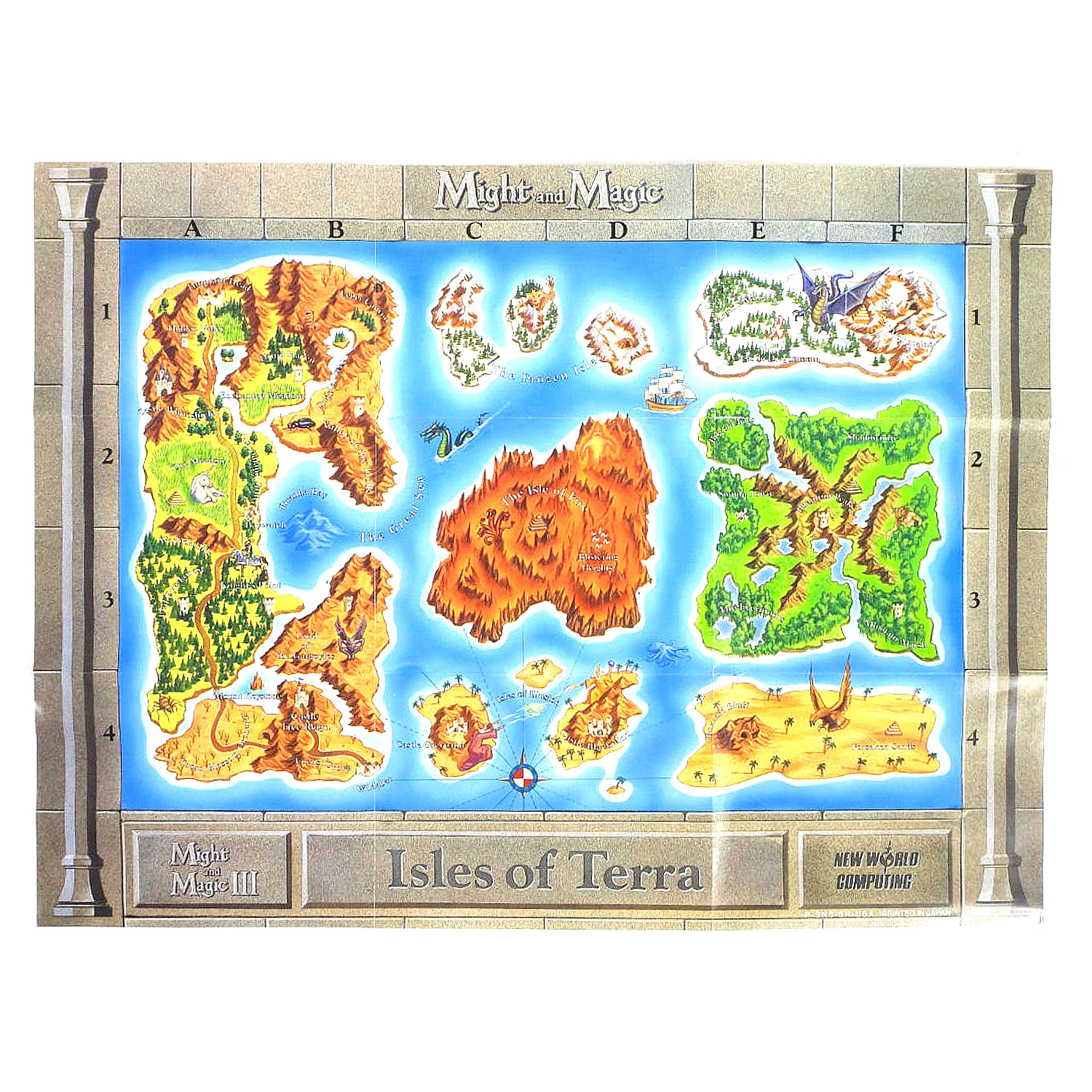 Might and Magic III 3 Isles of Terra (Super Nintendo / SNES) - Image 5