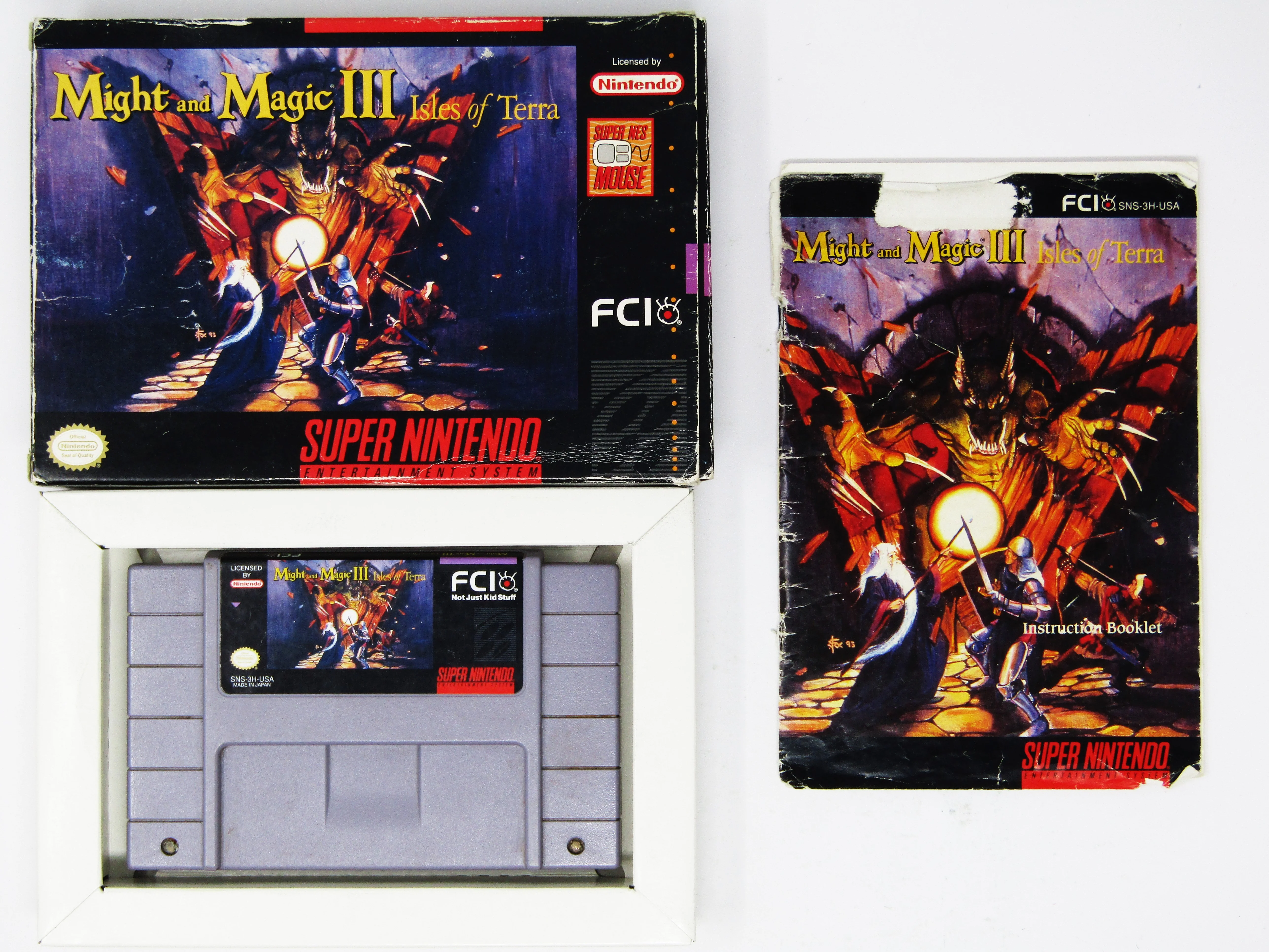 Might and Magic III 3 Isles of Terra (Super Nintendo / SNES) - Image 6