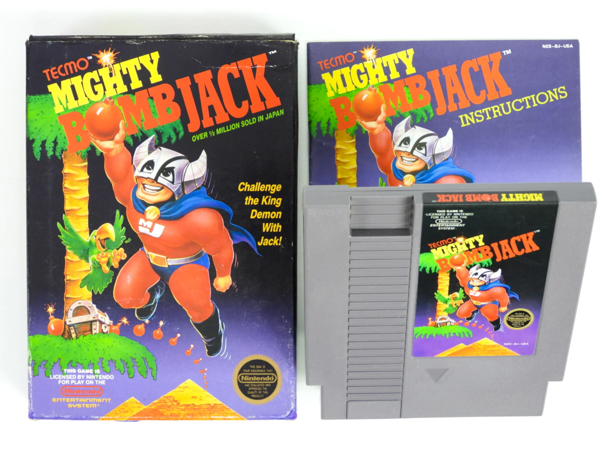 Mighty Bomb Jack [5 Screw] (Nintendo / NES) - Image 4