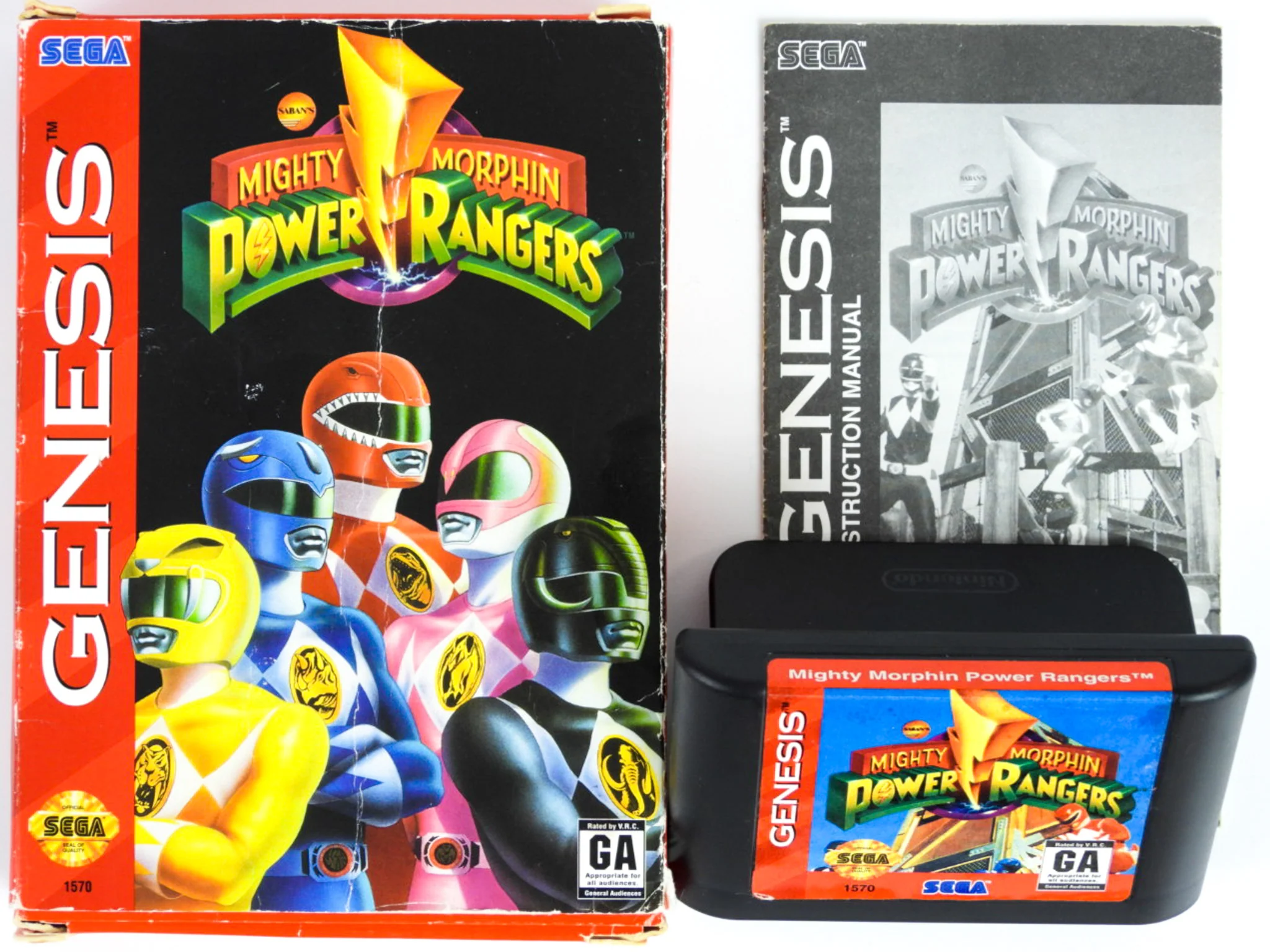 Mighty Morphin Power Rangers [Cardboard Box] (Sega Genesis) - Image 5