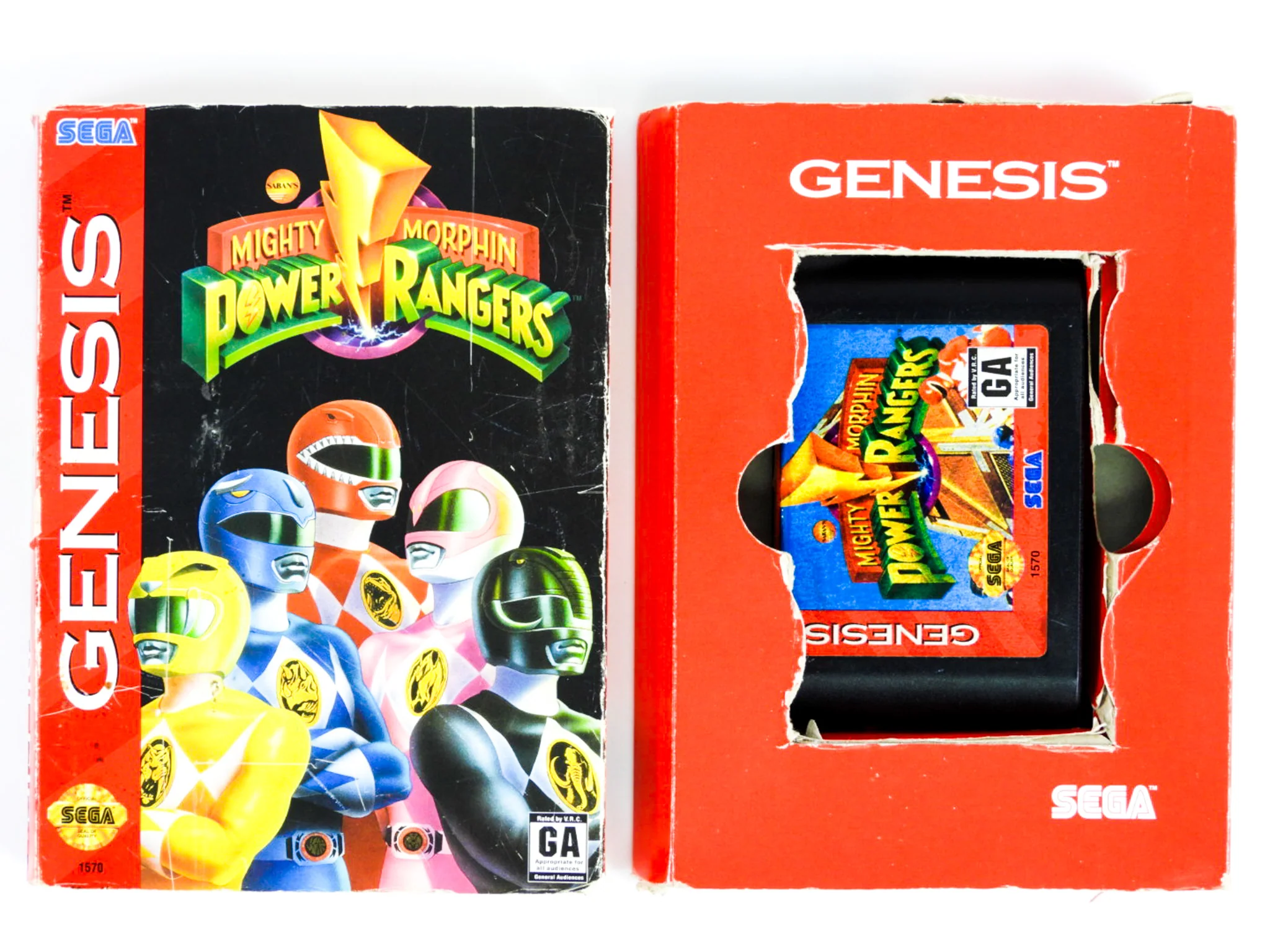Mighty Morphin Power Rangers [Cardboard Box] (Sega Genesis) - Image 8