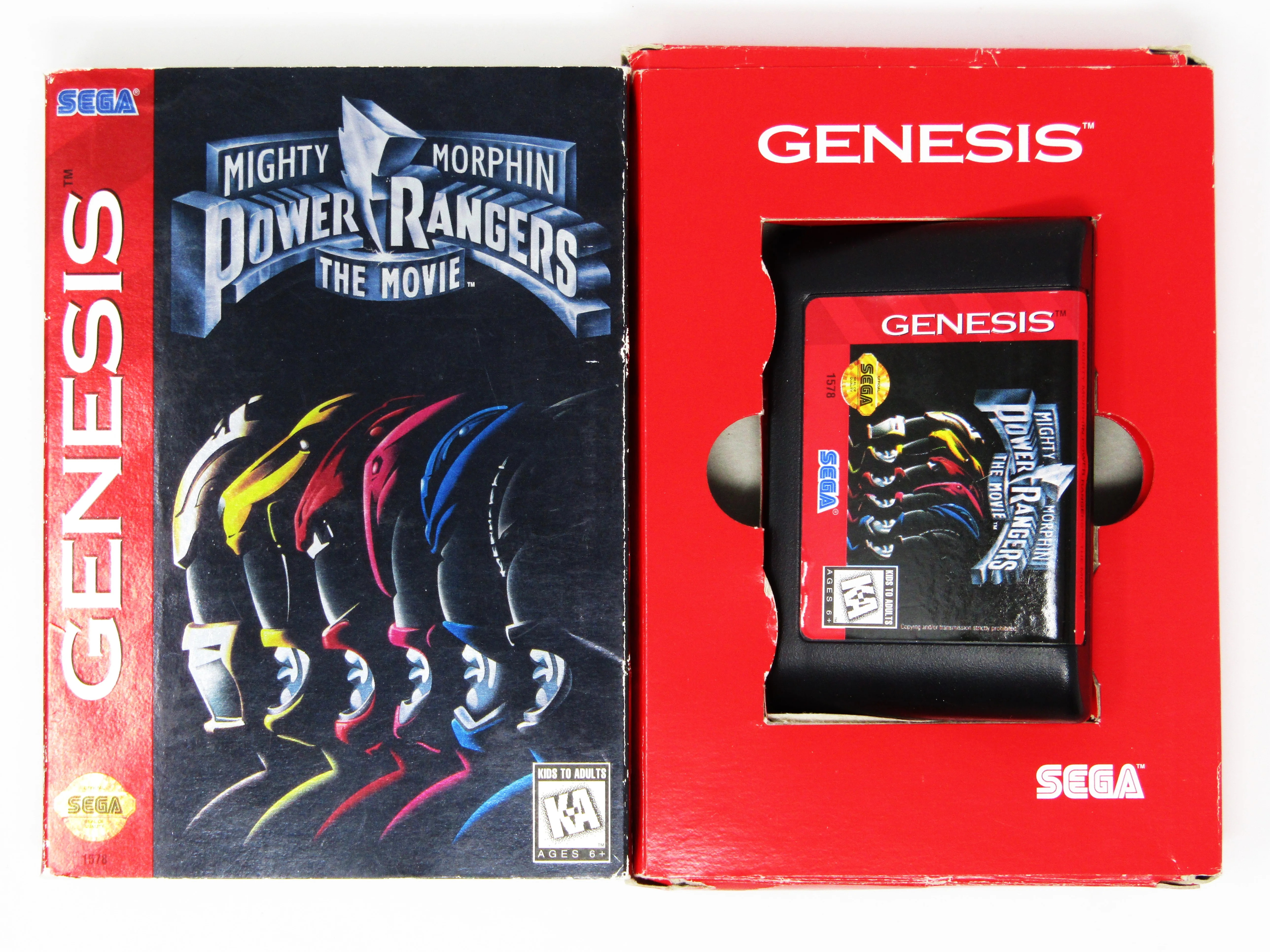 Mighty Morphin Power Rangers: The Movie [Cardboard Box] (Sega Genesis) - Image 4