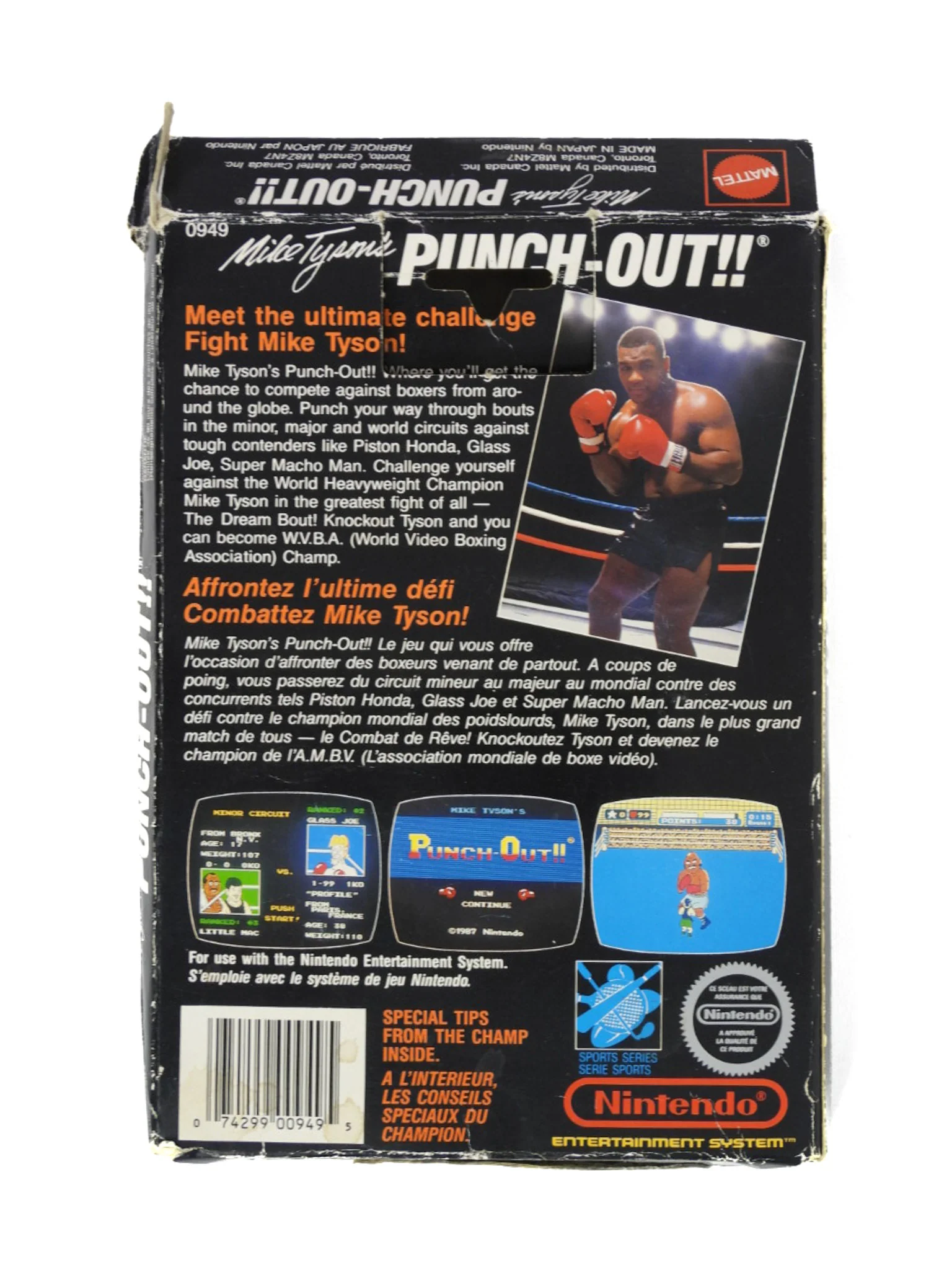 Mike Tyson's Punch-Out [CAN Version] (Nintendo / NES) - Image 3