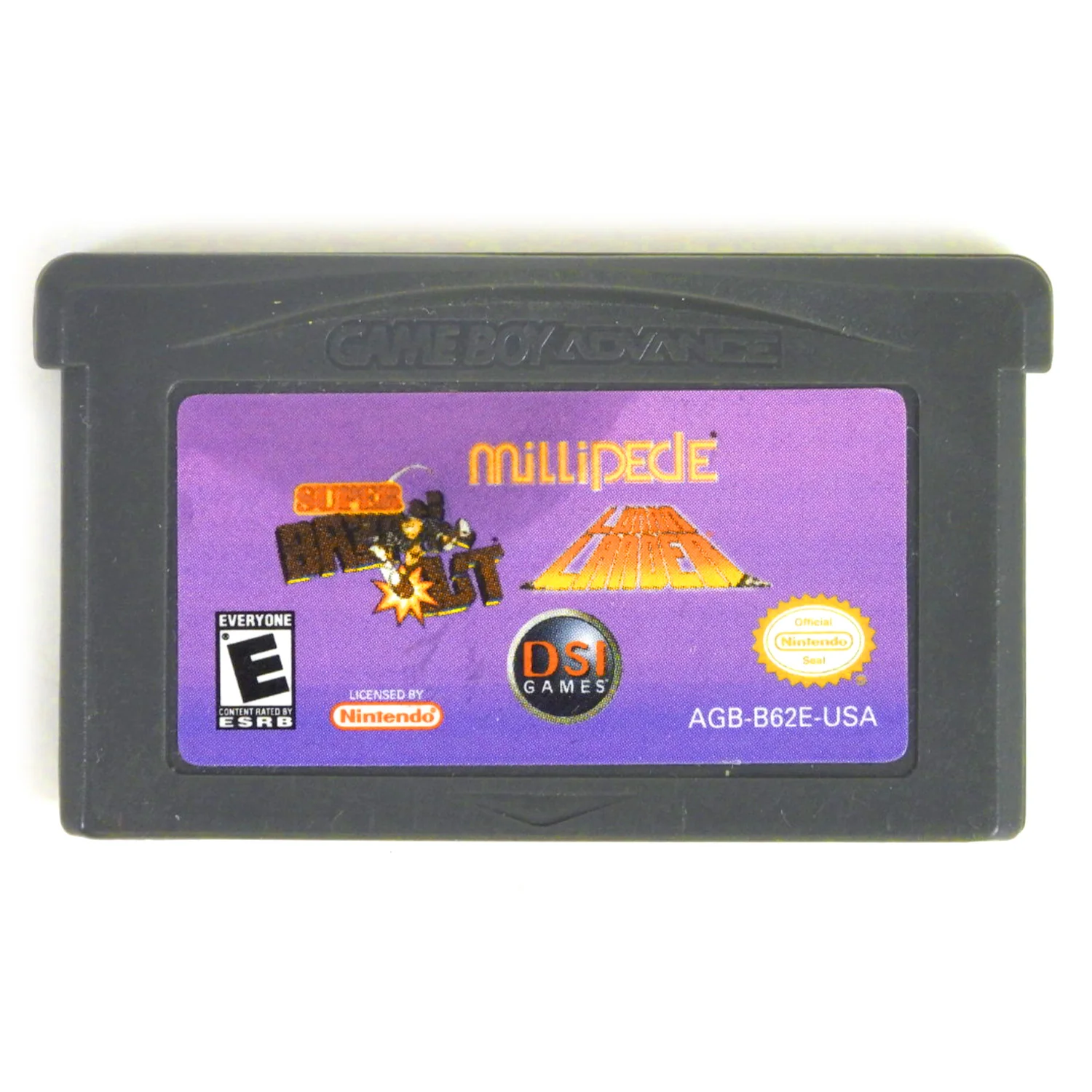 Millipede / Super Breakout / Lunar Lander (Nintendo Game Boy Advance / GBA) - Image 2