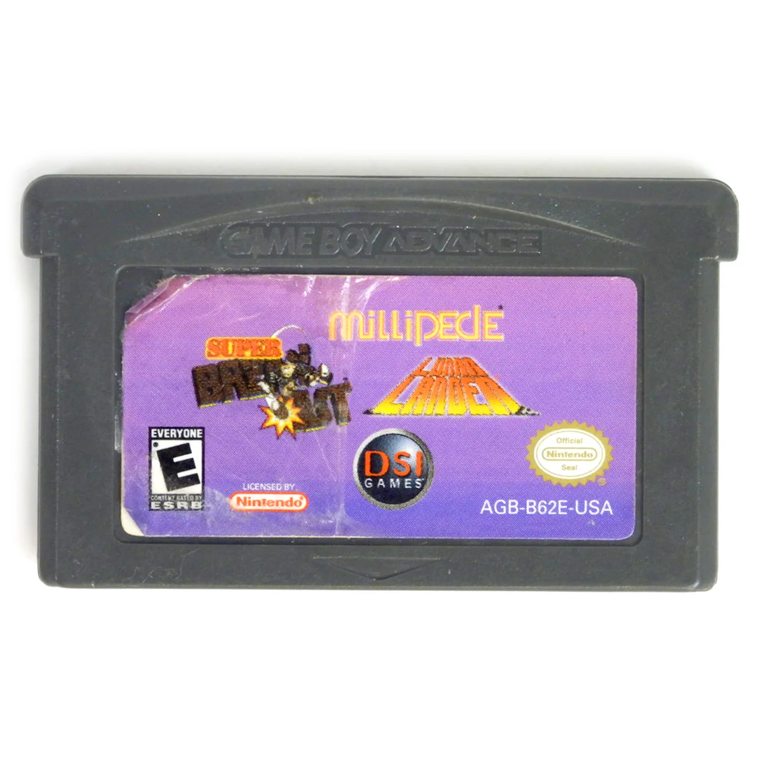 Millipede / Super Breakout / Lunar Lander (Nintendo Game Boy Advance / GBA) - Image 3
