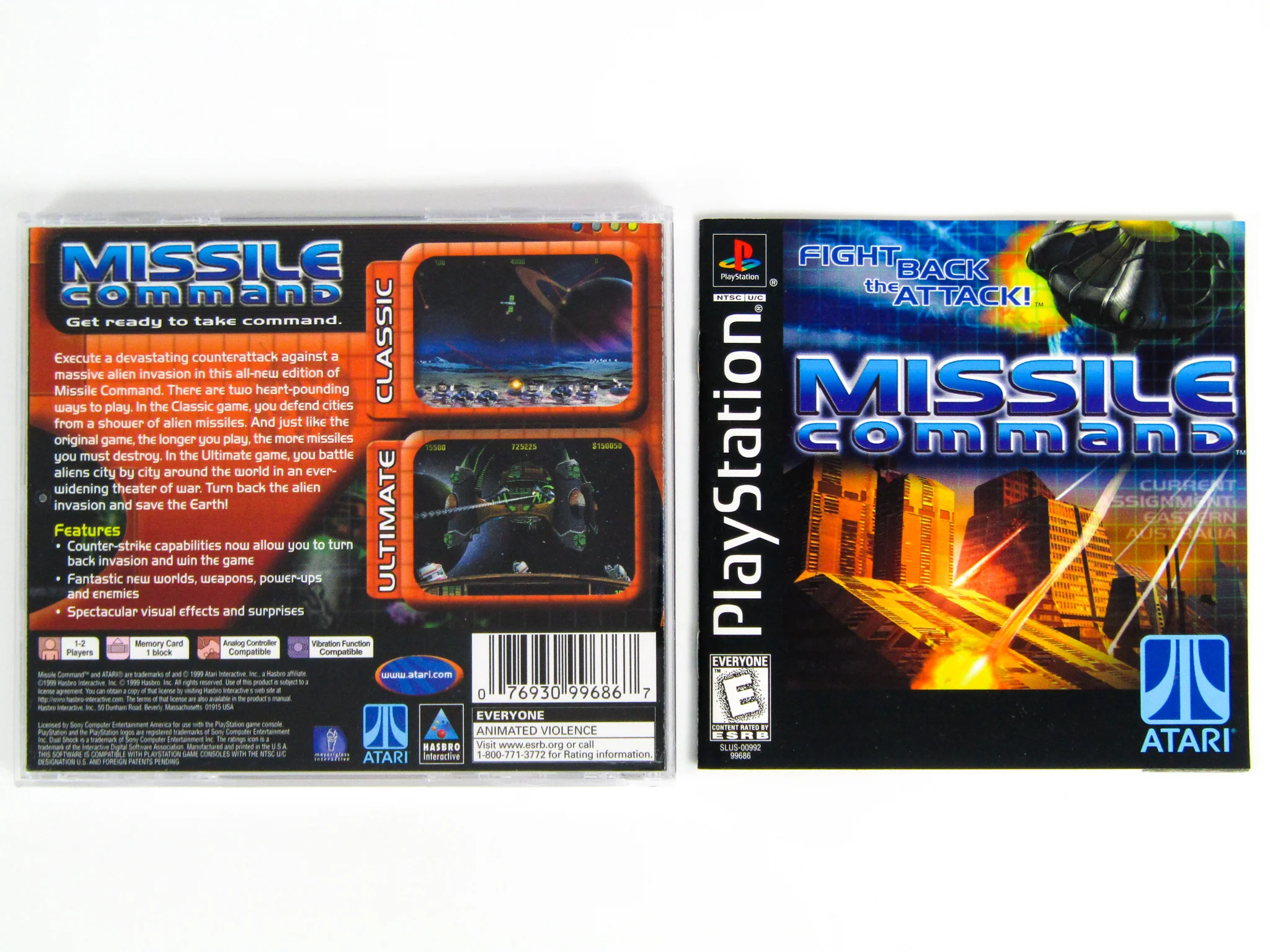 Missile Command (PlayStation / PS1) - Image 2