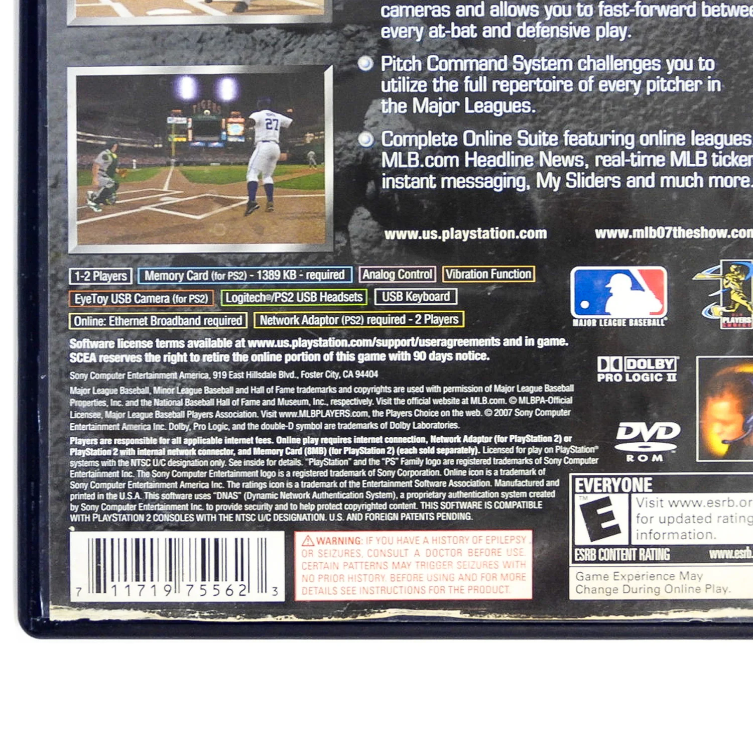 MLB 07 The Show (PlayStation 2 / PS2) - Image 3
