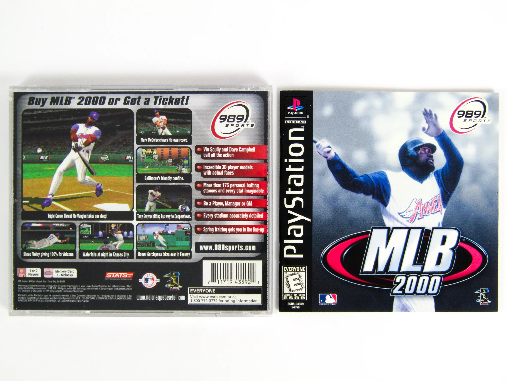 MLB 2000 (PlayStation / PS1) - Image 2