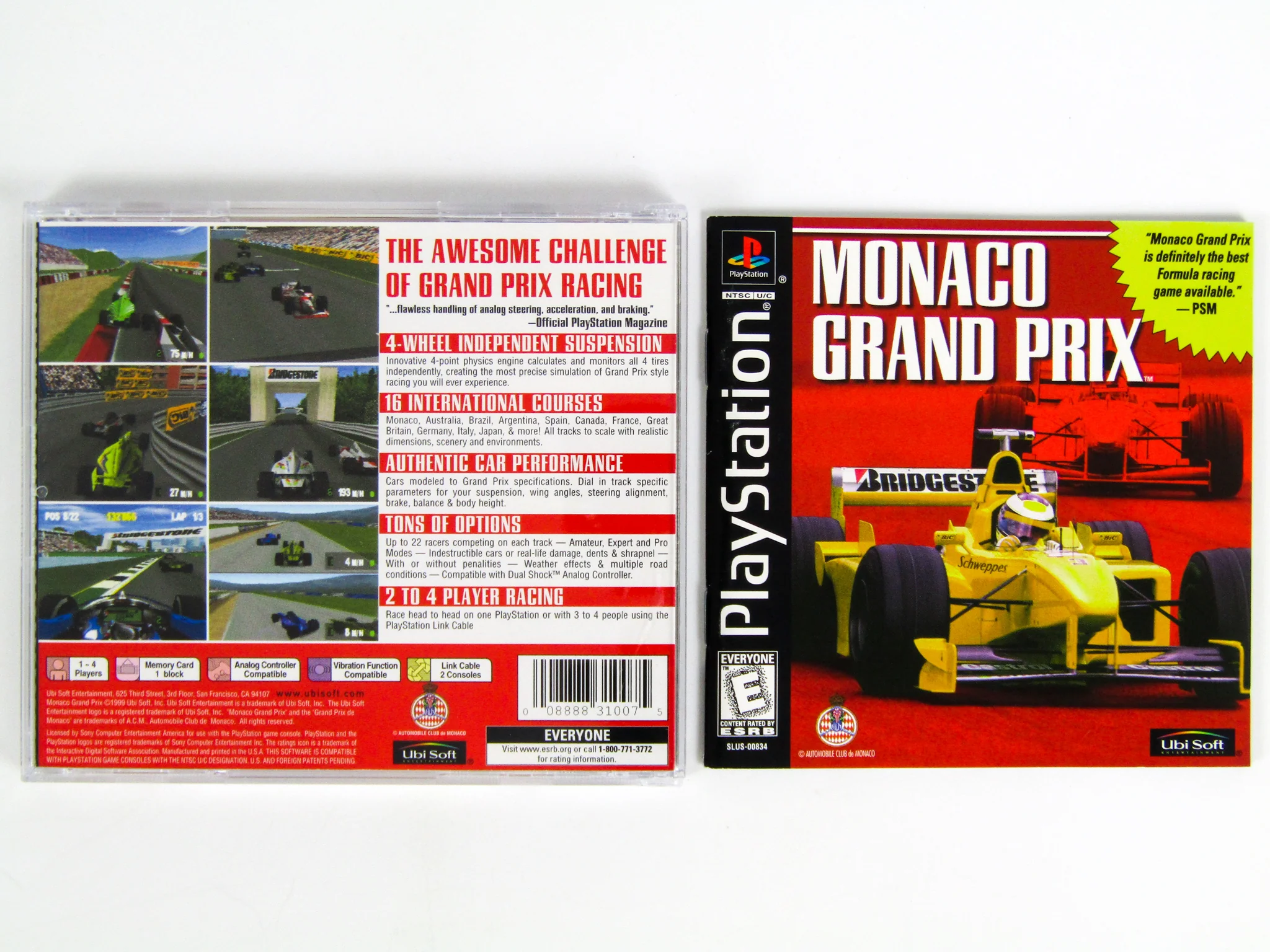 Monaco Grand Prix (PlayStation / PS1) - Image 2
