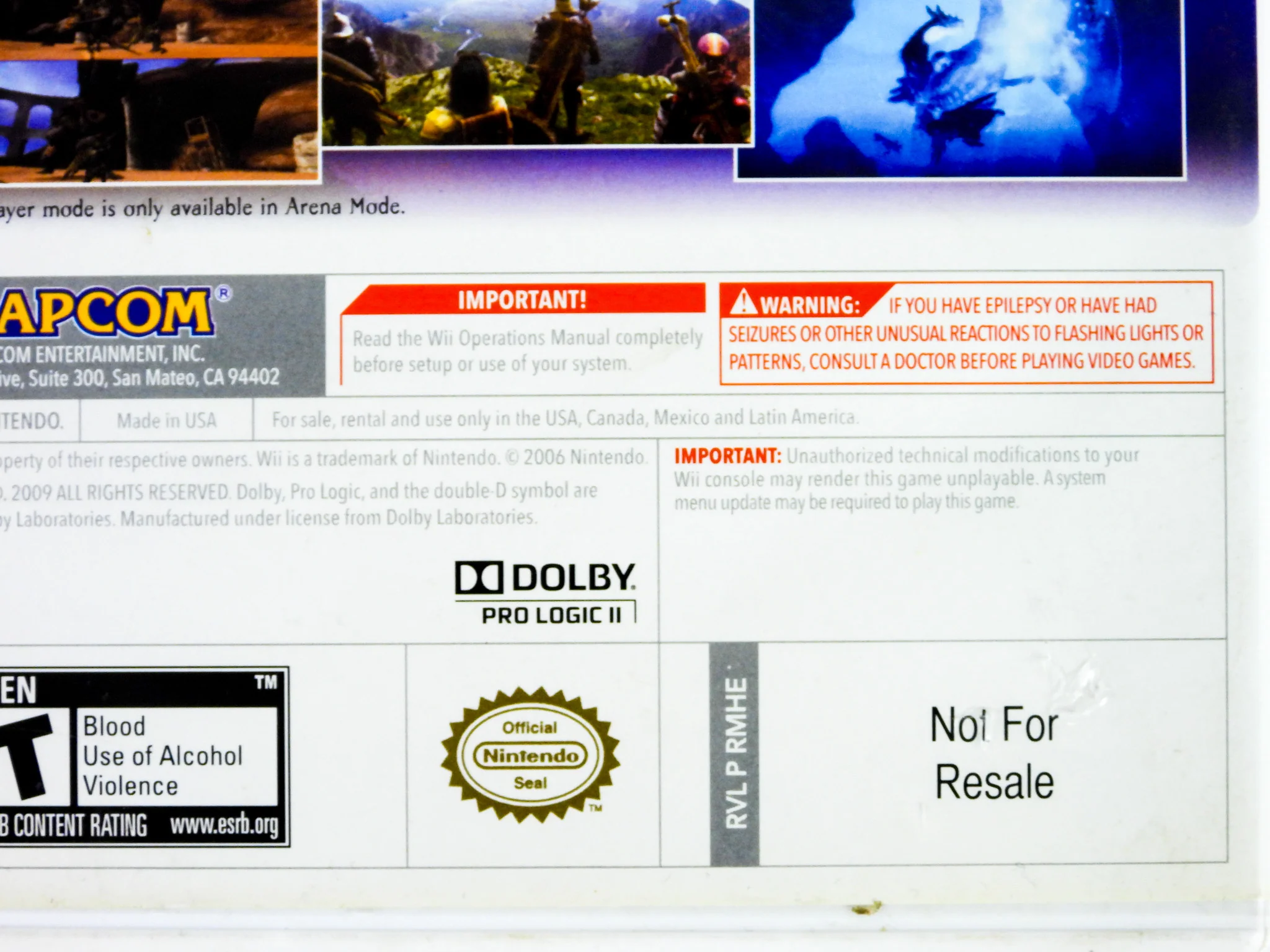 Monster Hunter Tri [Not For Resale] (Nintendo Wii) - Image 4