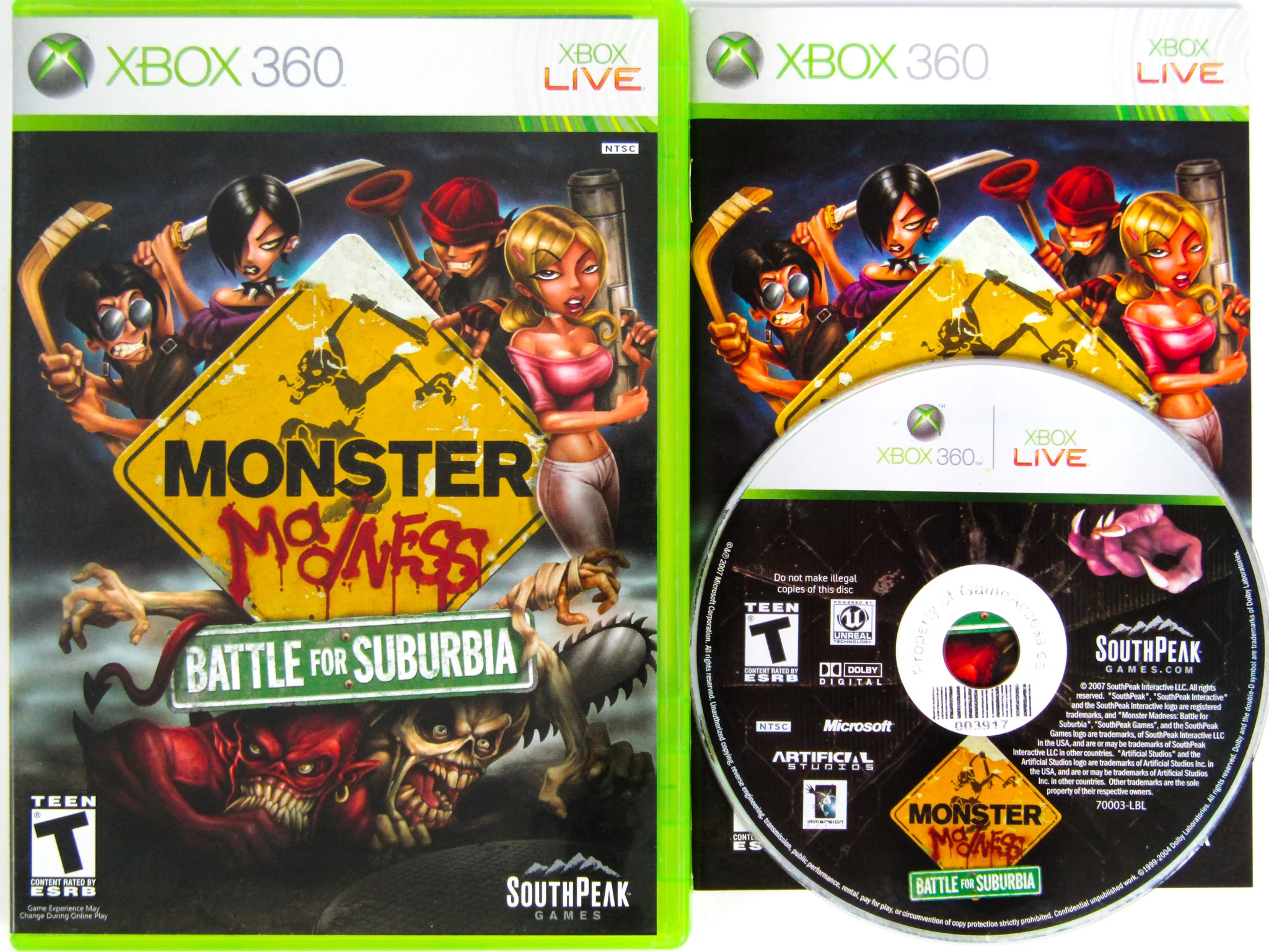 Monster Madness Battle For Suburbia (Xbox 360) - Image 2