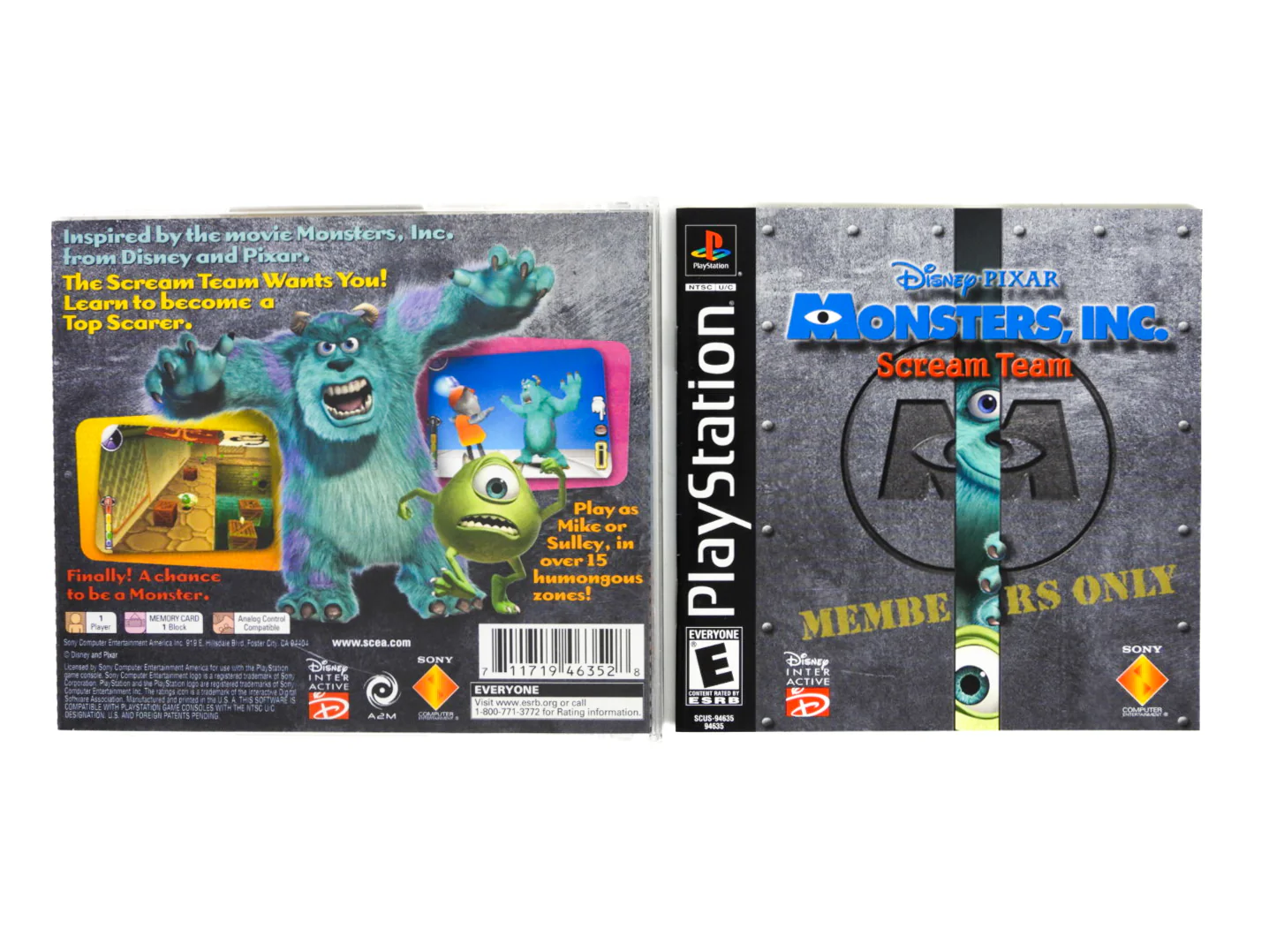 Monsters Inc (PlayStation / PS1) - Image 2