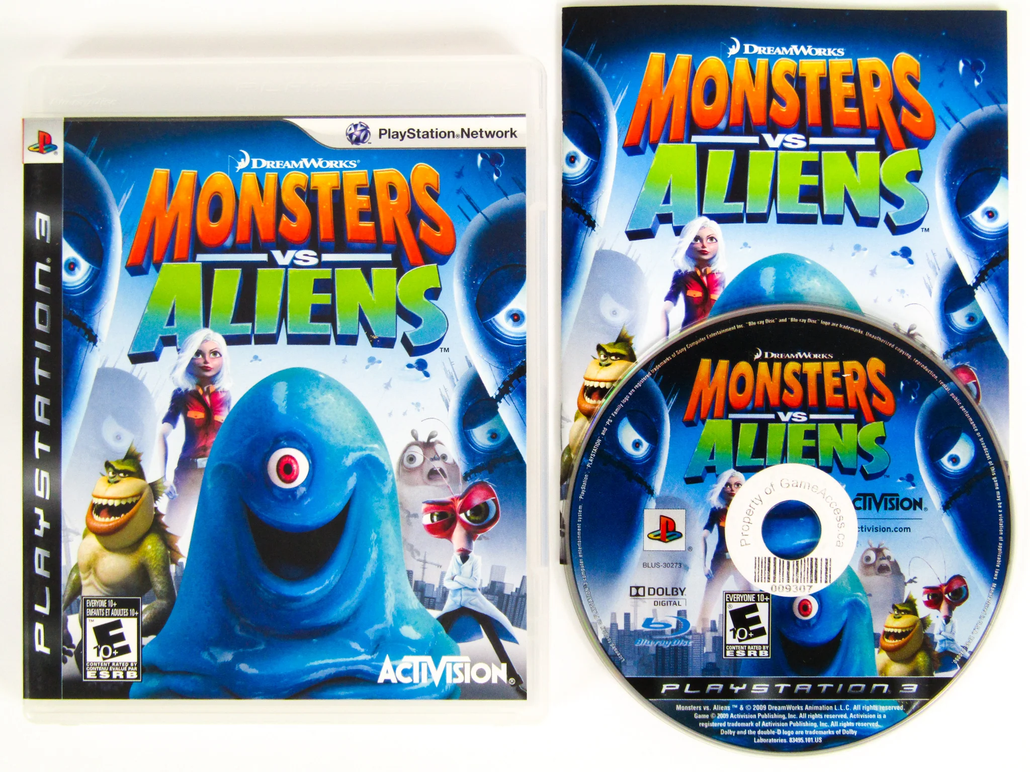 Monsters Vs. Aliens (PlayStation 3 / PS3) - Image 2