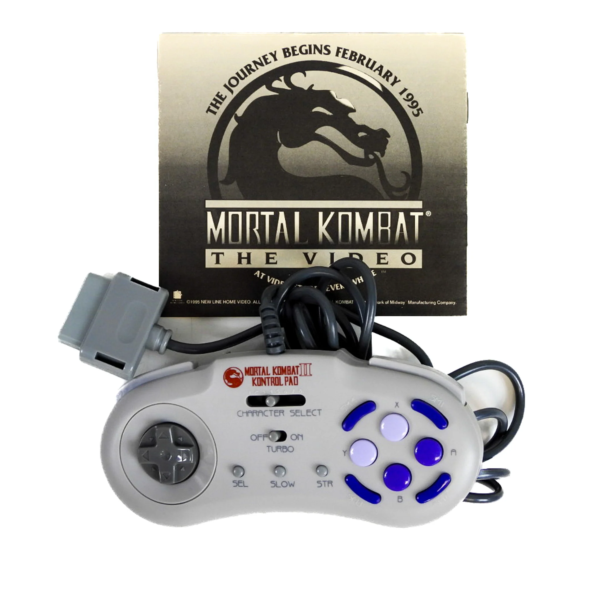 Mortal Kombat II 2 Kontrol Pad (Super Nintendo / SNES) - Image 5