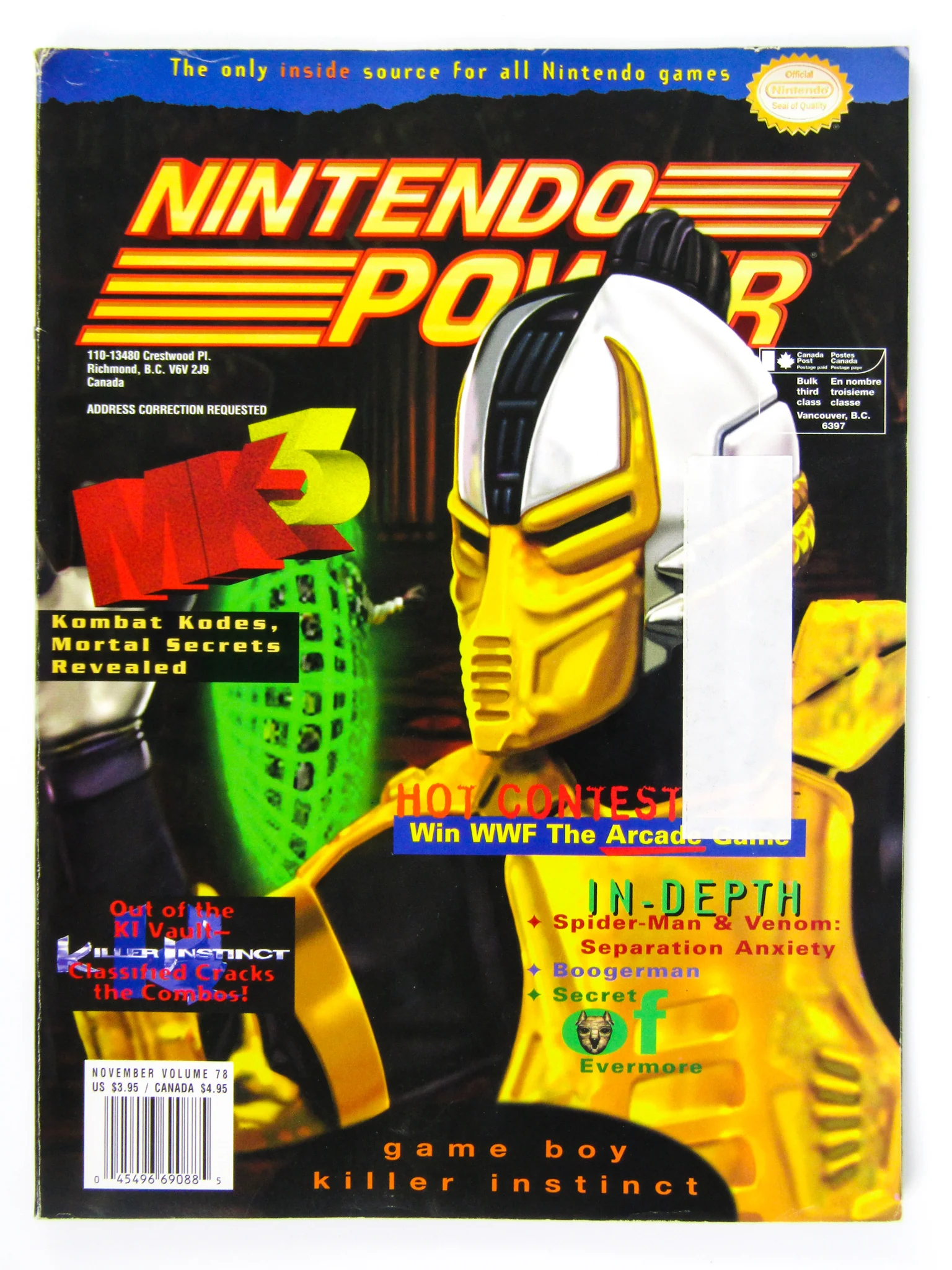 Mortal Kombat 3 [Volume 78] [Nintendo Power] (Magazines) - Image 7