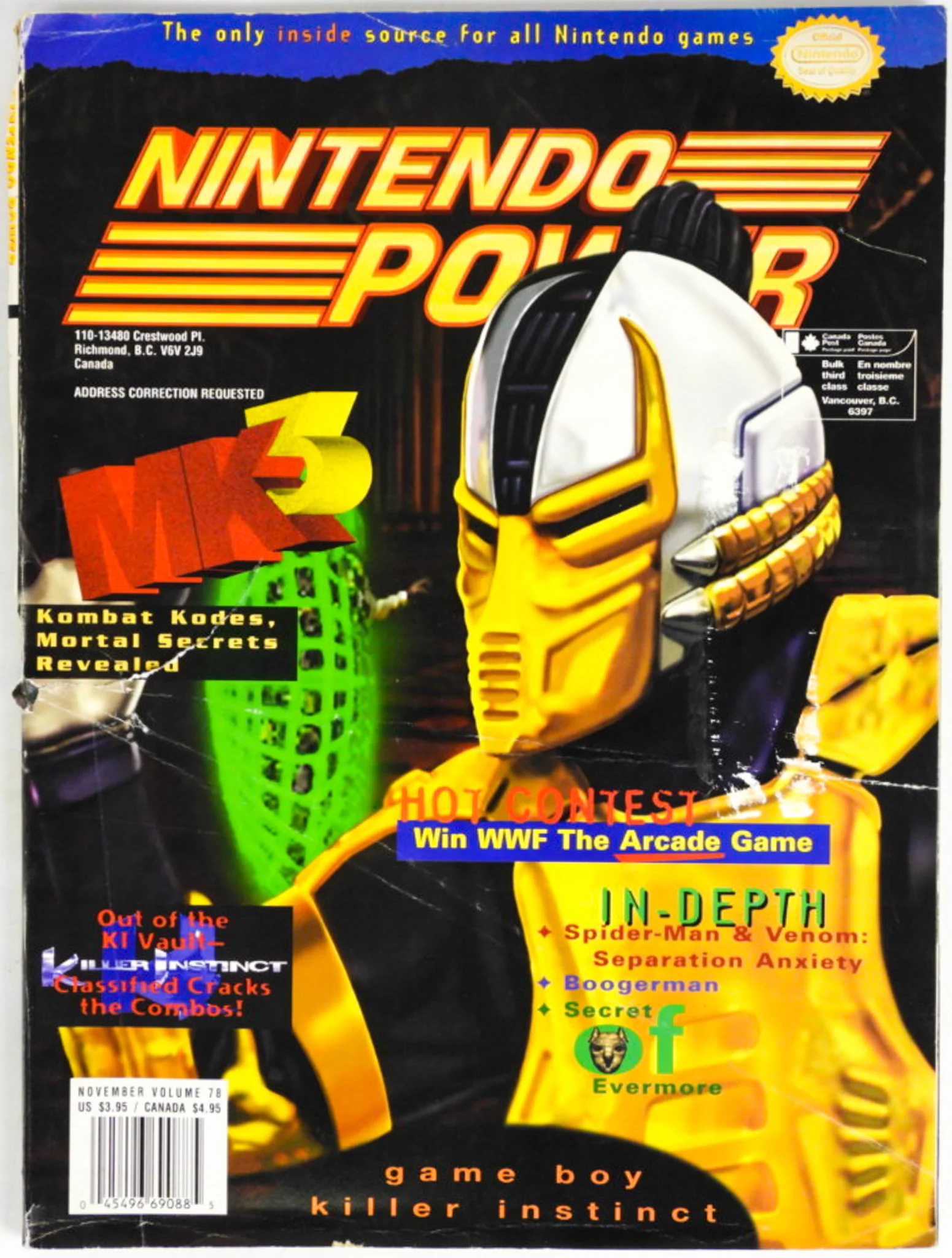 Mortal Kombat 3 [Volume 78] [Nintendo Power] (Magazines) - Image 8