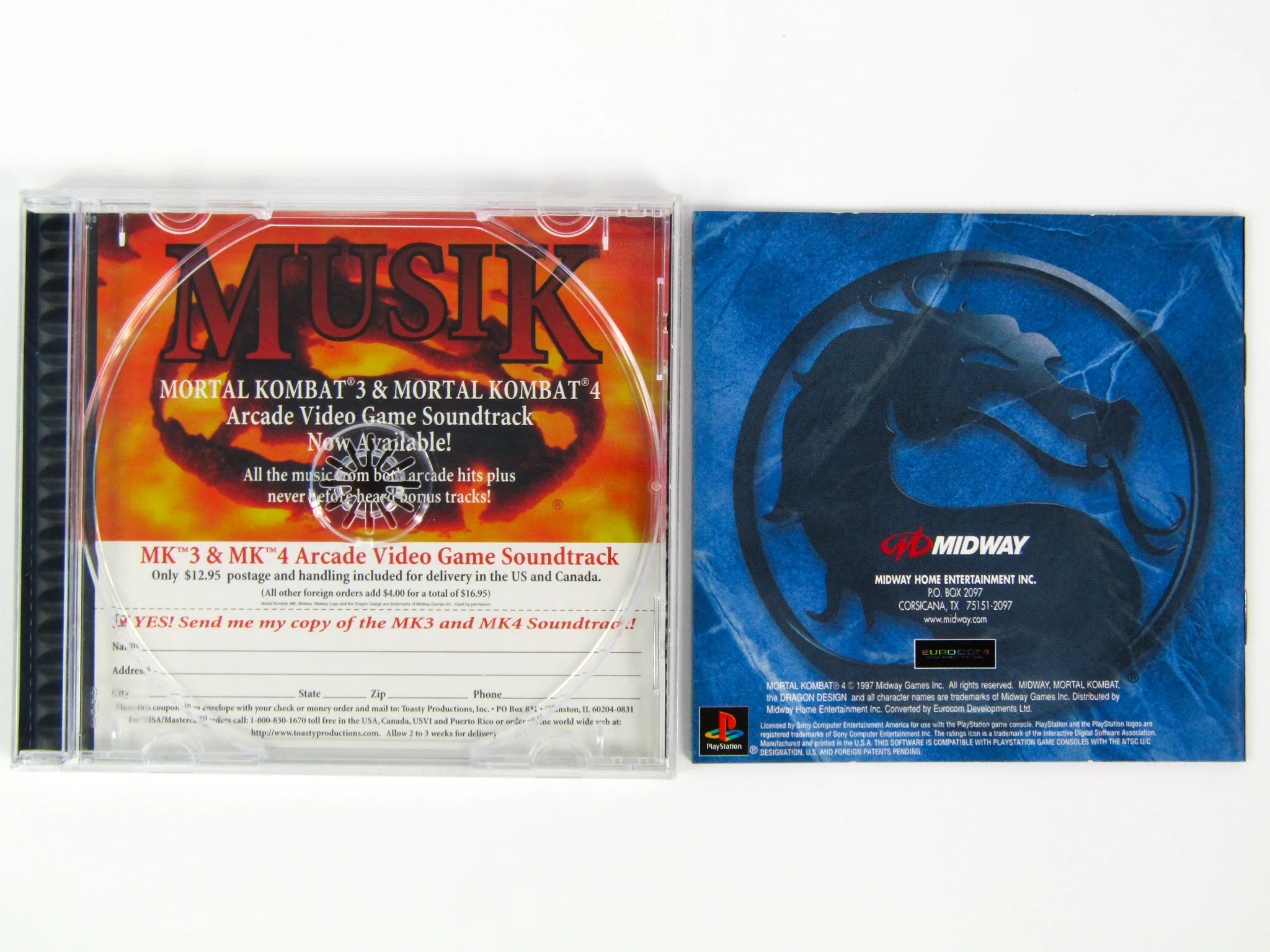 Mortal Kombat 4 (PlayStation / PS1) - Image 3