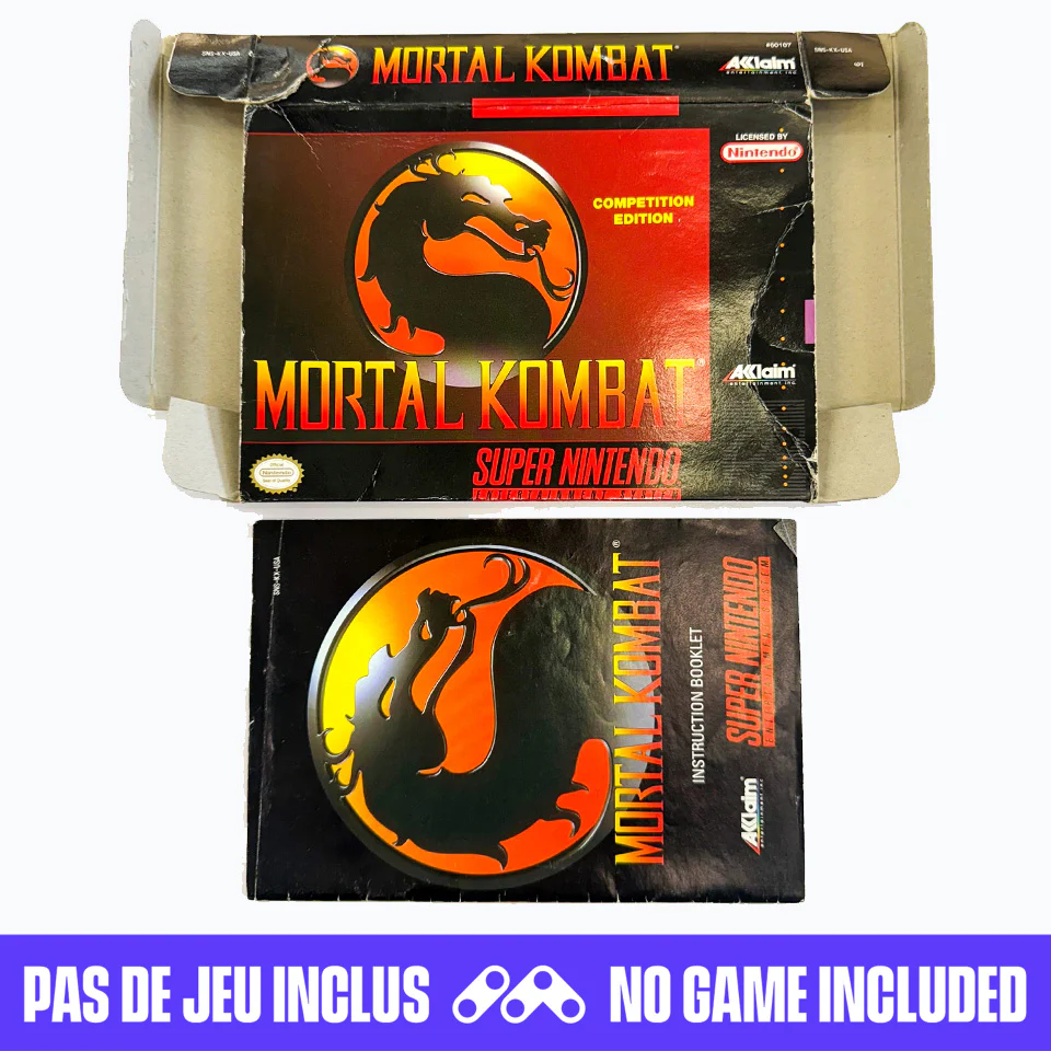 Mortal Kombat [Box] (Super Nintendo / SNES)