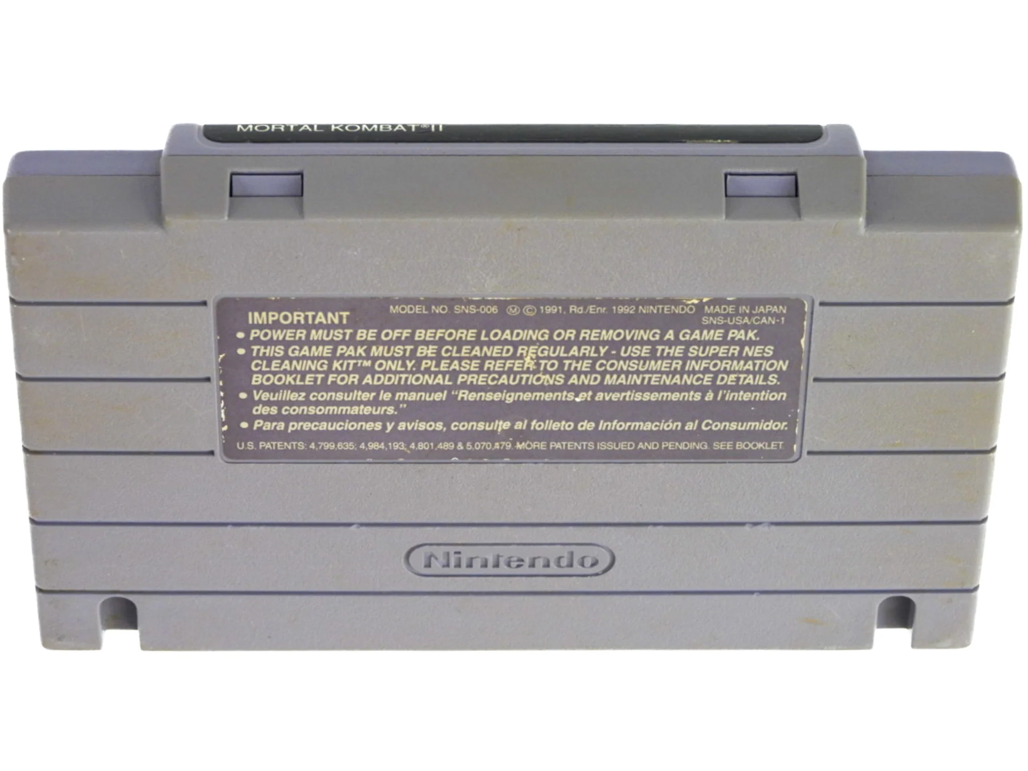 Mortal Kombat II 2 (Super Nintendo / SNES) - Image 16