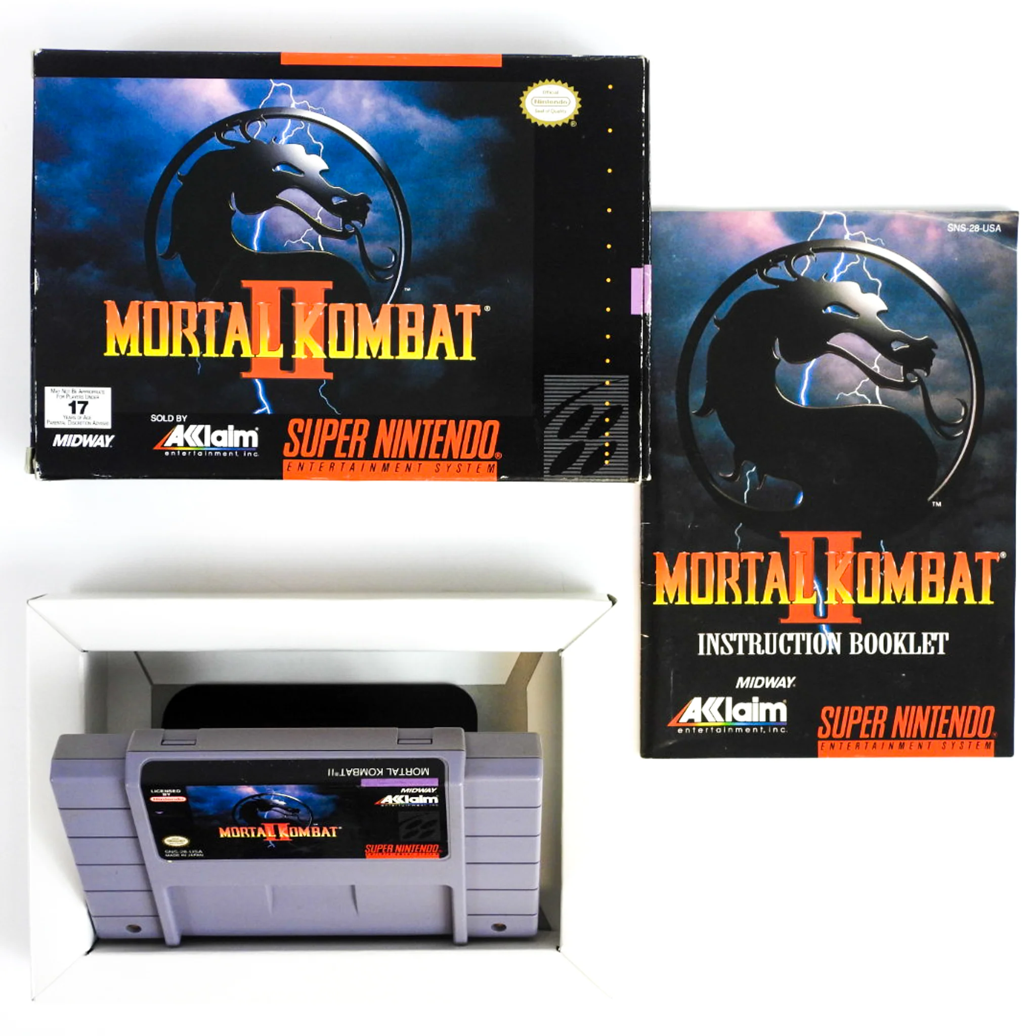 Mortal Kombat II 2 (Super Nintendo / SNES) - Image 2