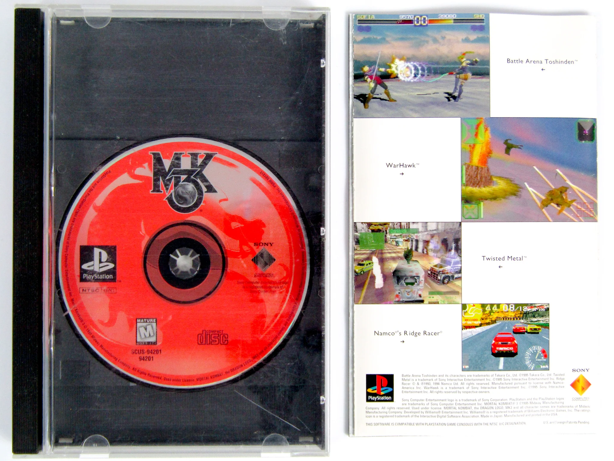 Mortal Kombat 3 [Long Box] (PlayStation / PS1) - Image 3