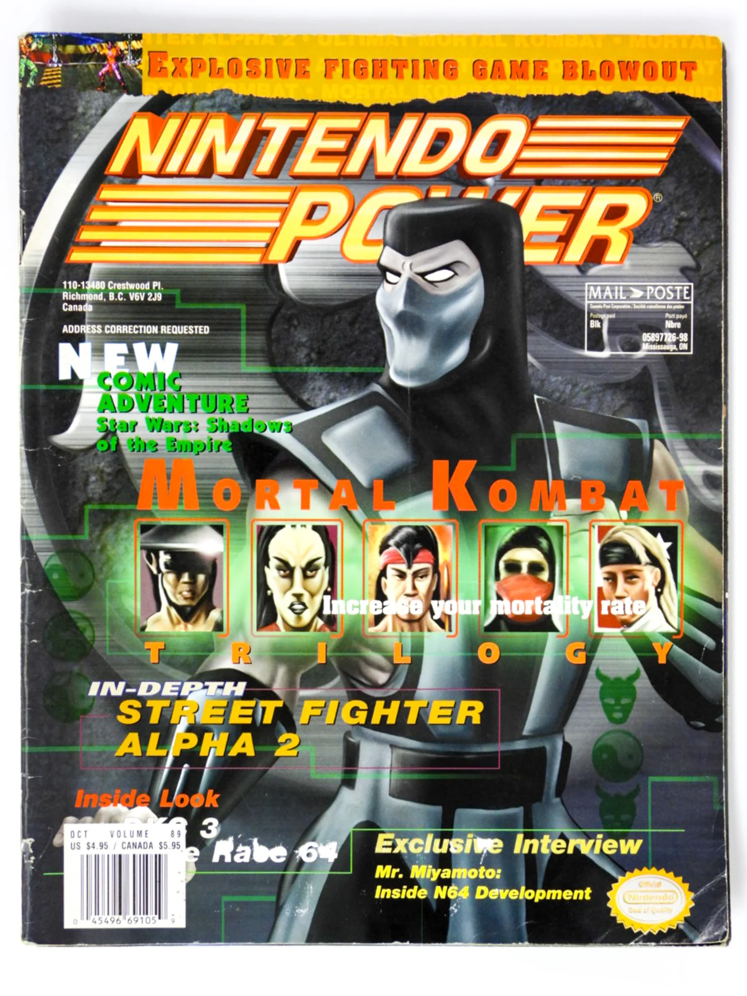 Mortal Kombat Trilogy [Volume 89] [Nintendo Power] (Magazines) - Image 5