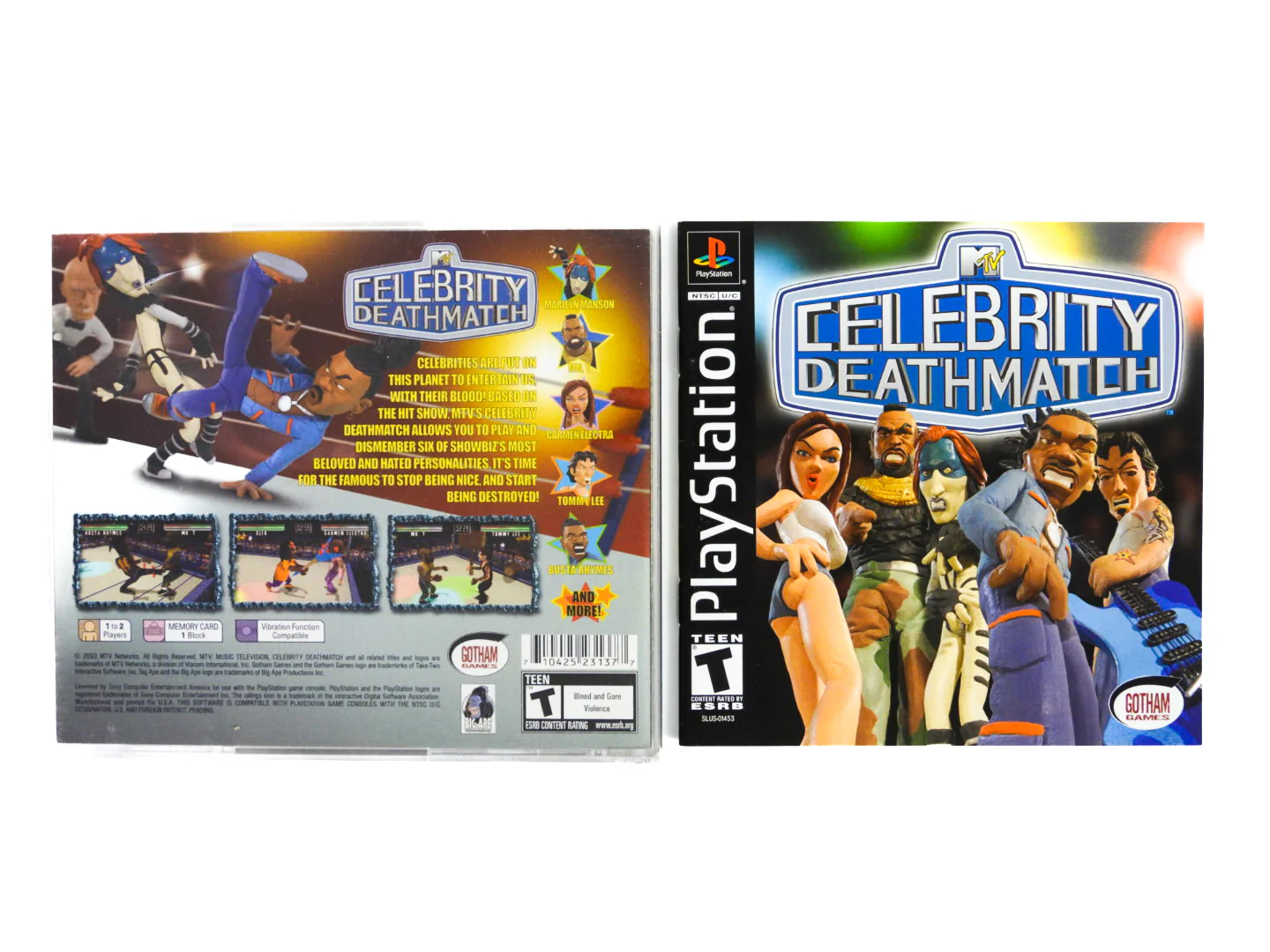 MTV Celebrity Deathmatch (PlayStation / PS1) - Image 2