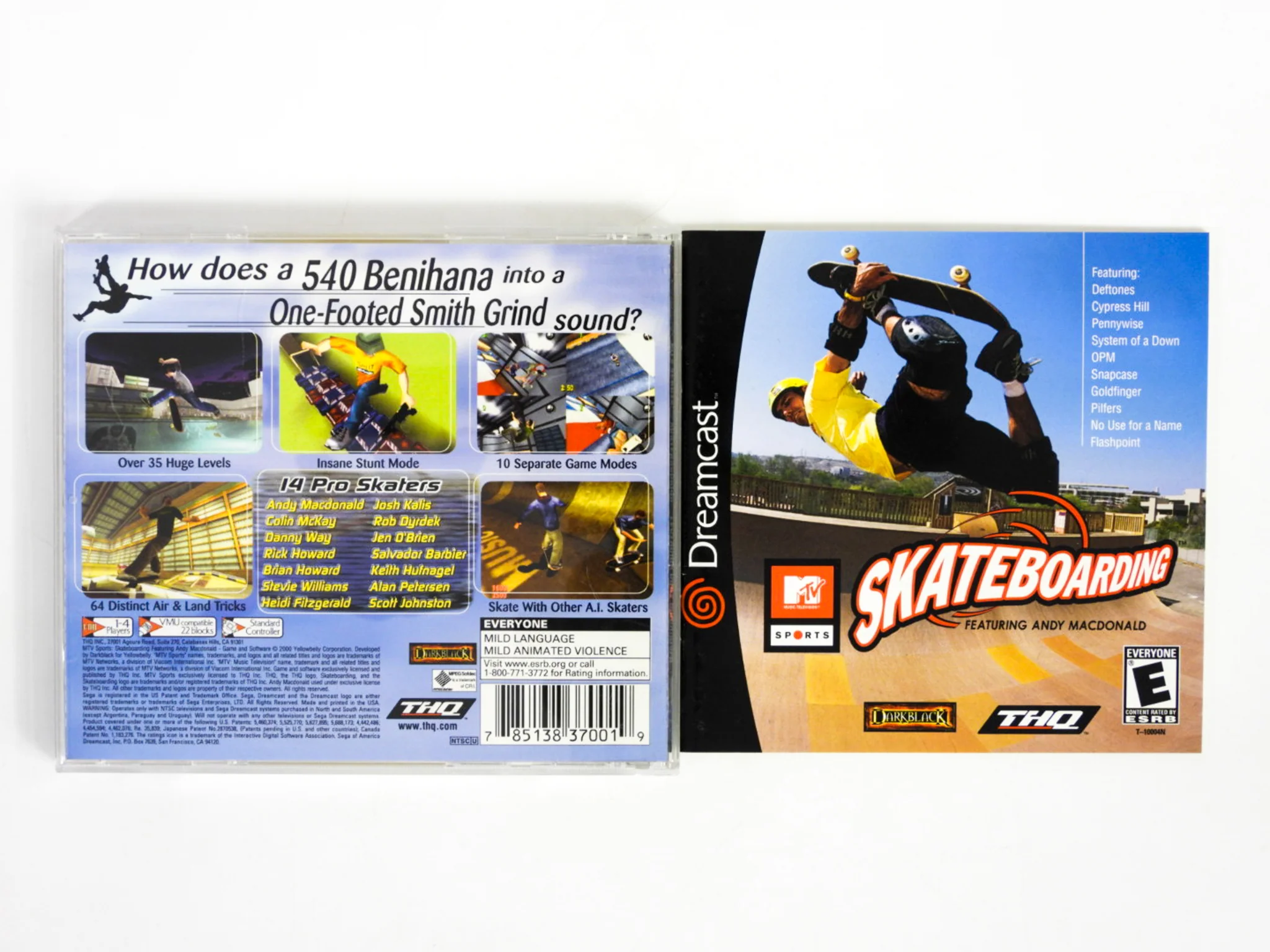 MTV Sports Skateboarding (Sega Dreamcast) - Image 2