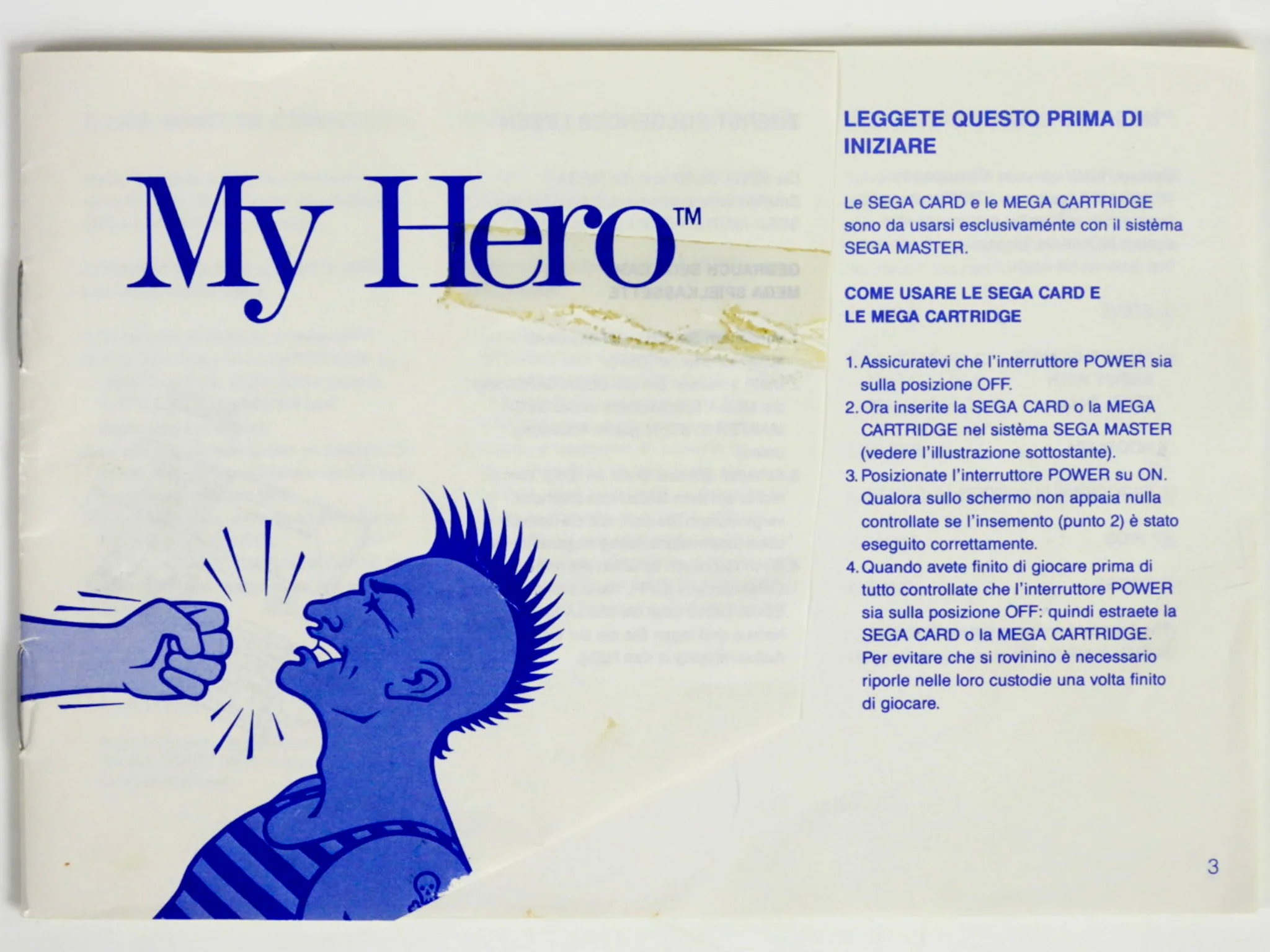 My Hero [Sega Card] [PAL] (Sega Master System) - Image 8