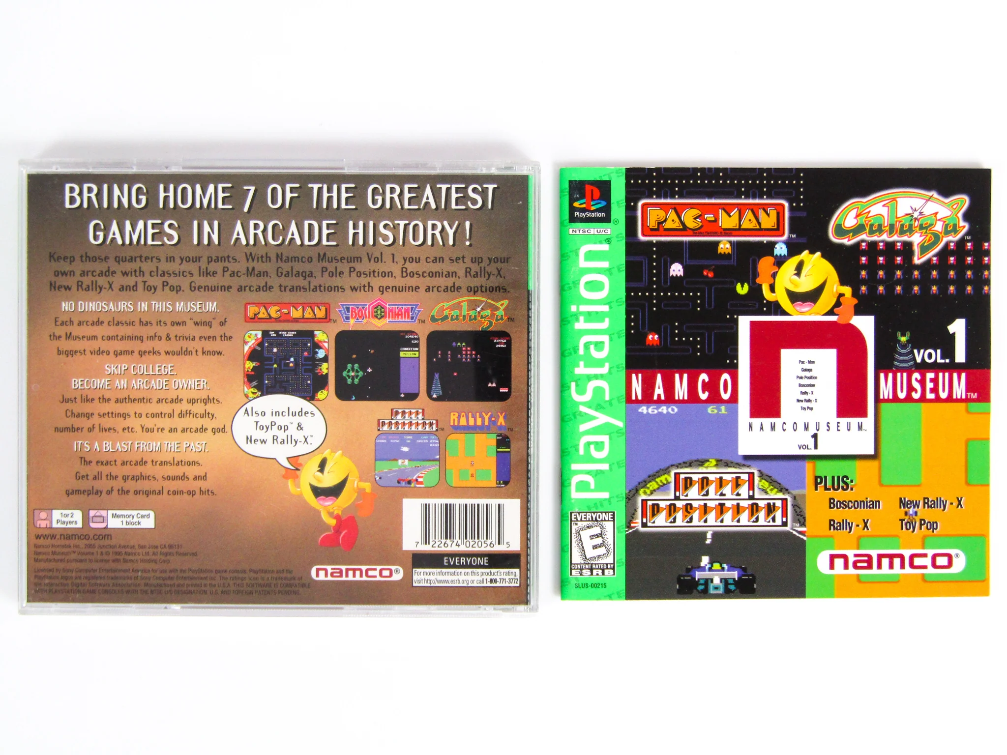 Namco Museum Volume 1 [Greatest Hits] (PlayStation / PS1) - Image 2