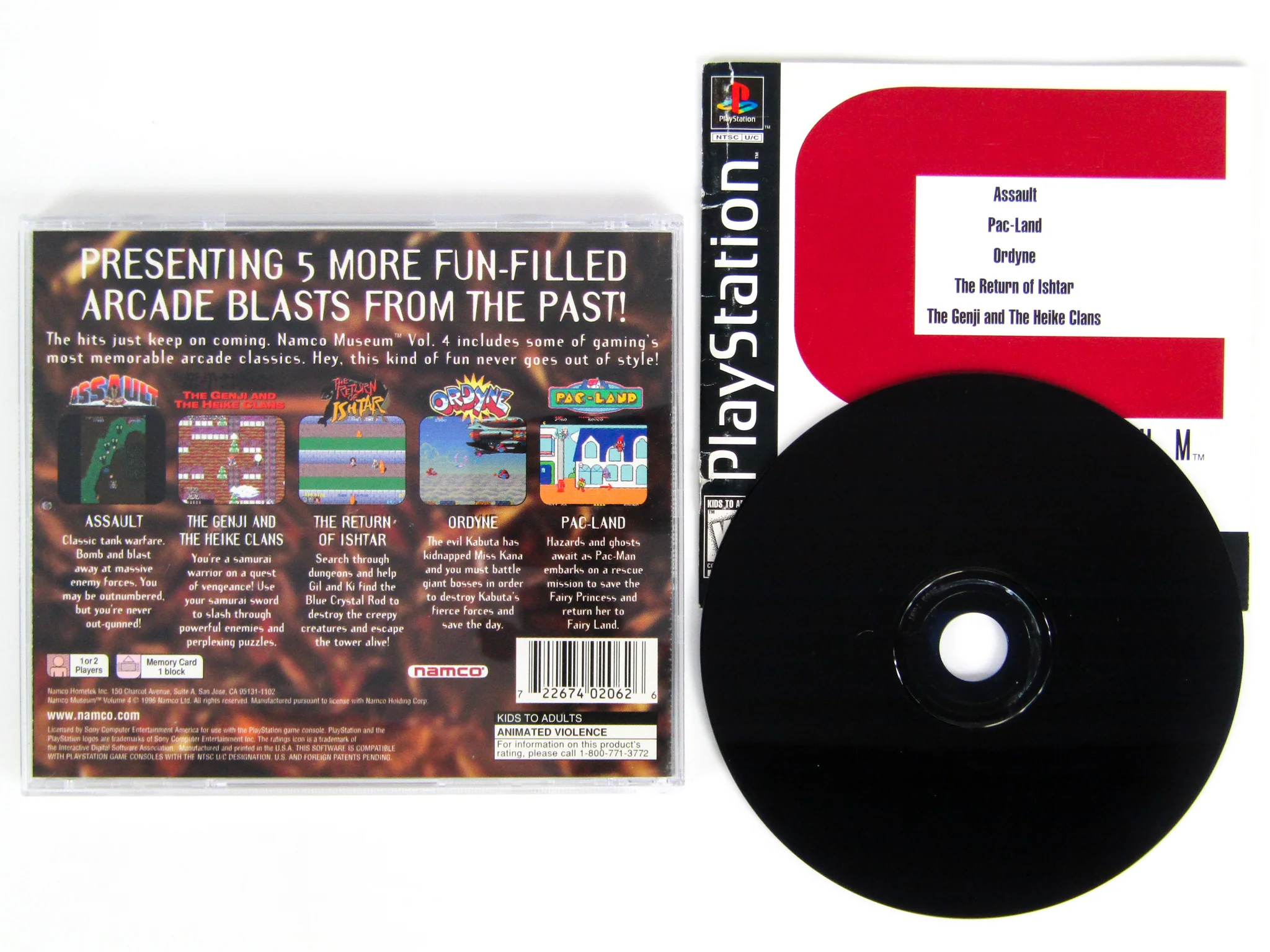 Namco Museum Volume 4 (PlayStation / PS1)