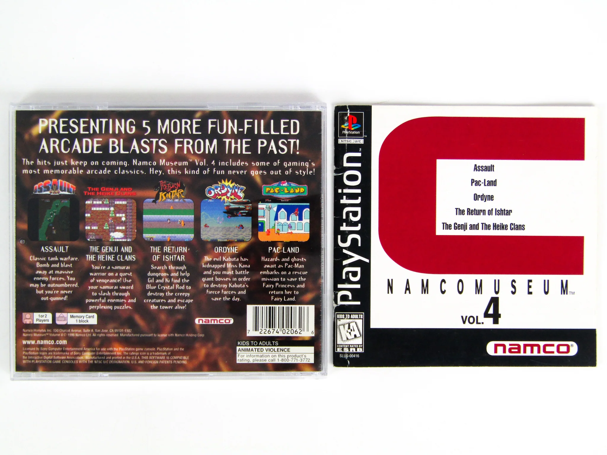 Namco Museum Volume 4 (PlayStation / PS1) - Image 2