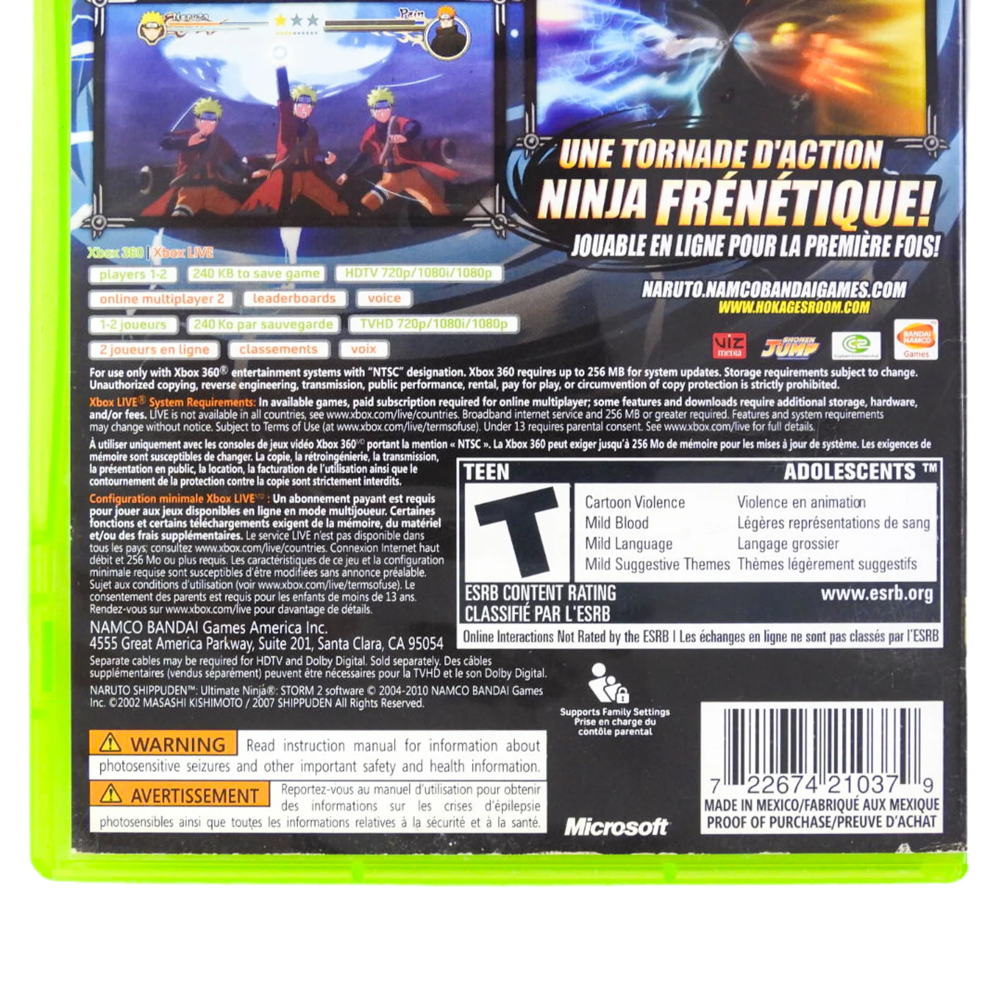 Naruto Shippuden Ultimate Ninja Storm 2 (Xbox 360) - Image 6