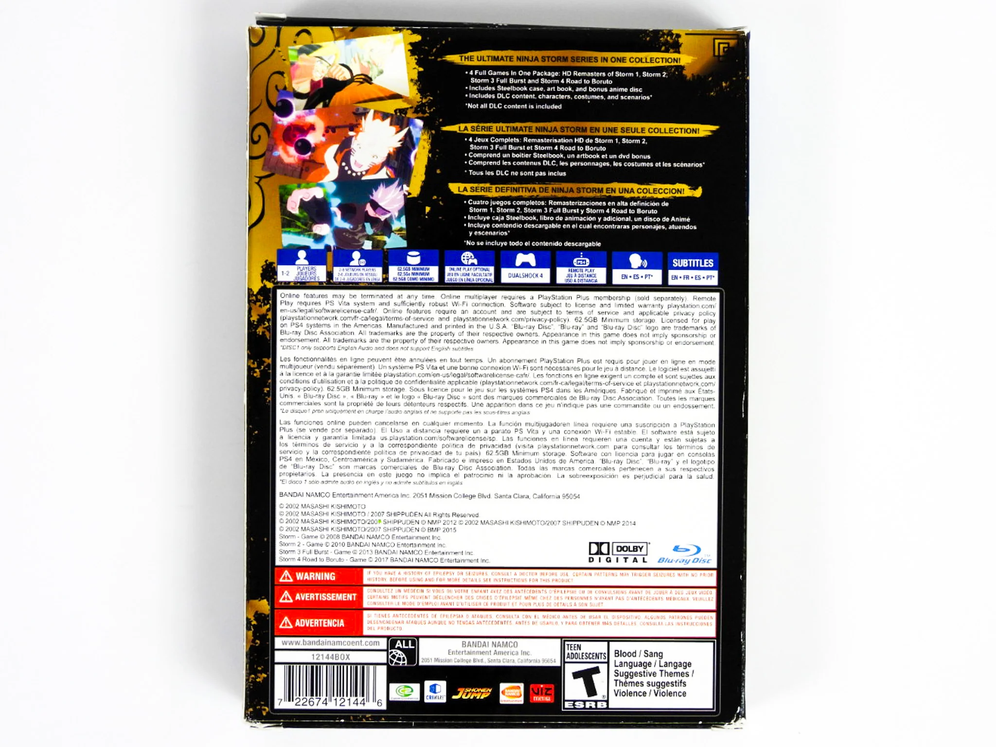 Naruto Shippuden: Ultimate Ninja Storm Legacy [Steelbook] (PlayStation 4 / PS4) - Image 2