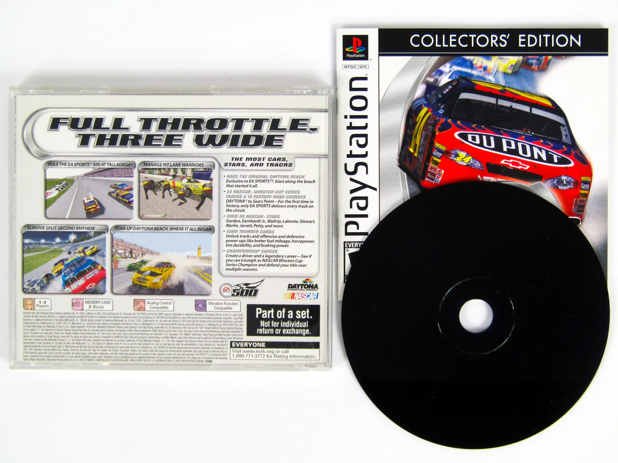 NASCAR Thunder 2002 [Collector's Edition] (PlayStation / PS1)