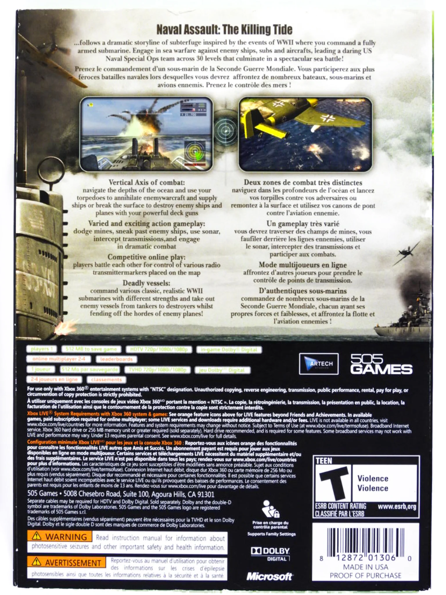 Naval Assault: The Killing Tide (Xbox 360) - Image 2