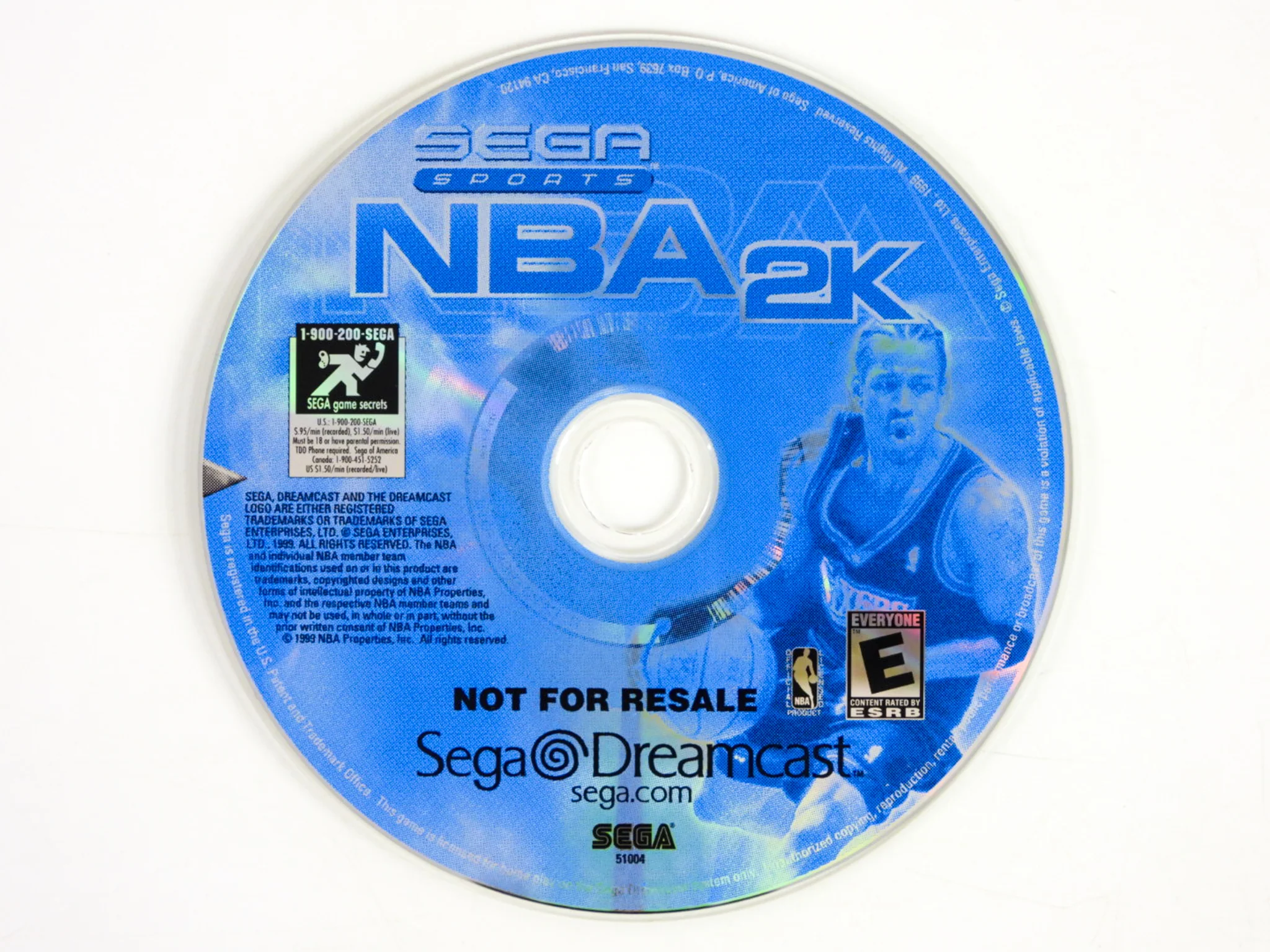 NBA 2K [Not for Resale] (Sega Dreamcast) - Image 3