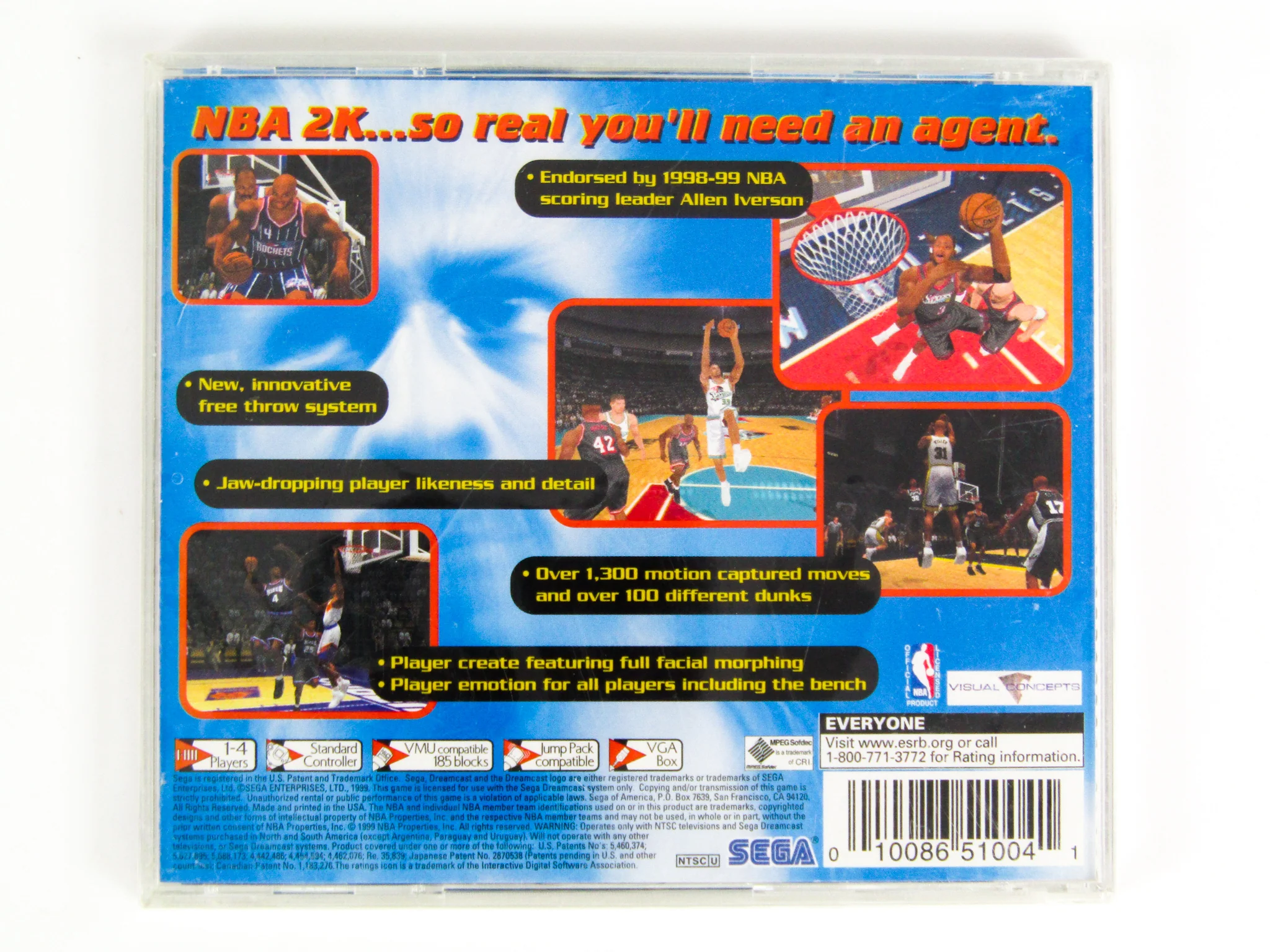 NBA 2K (Sega Dreamcast) - Image 2