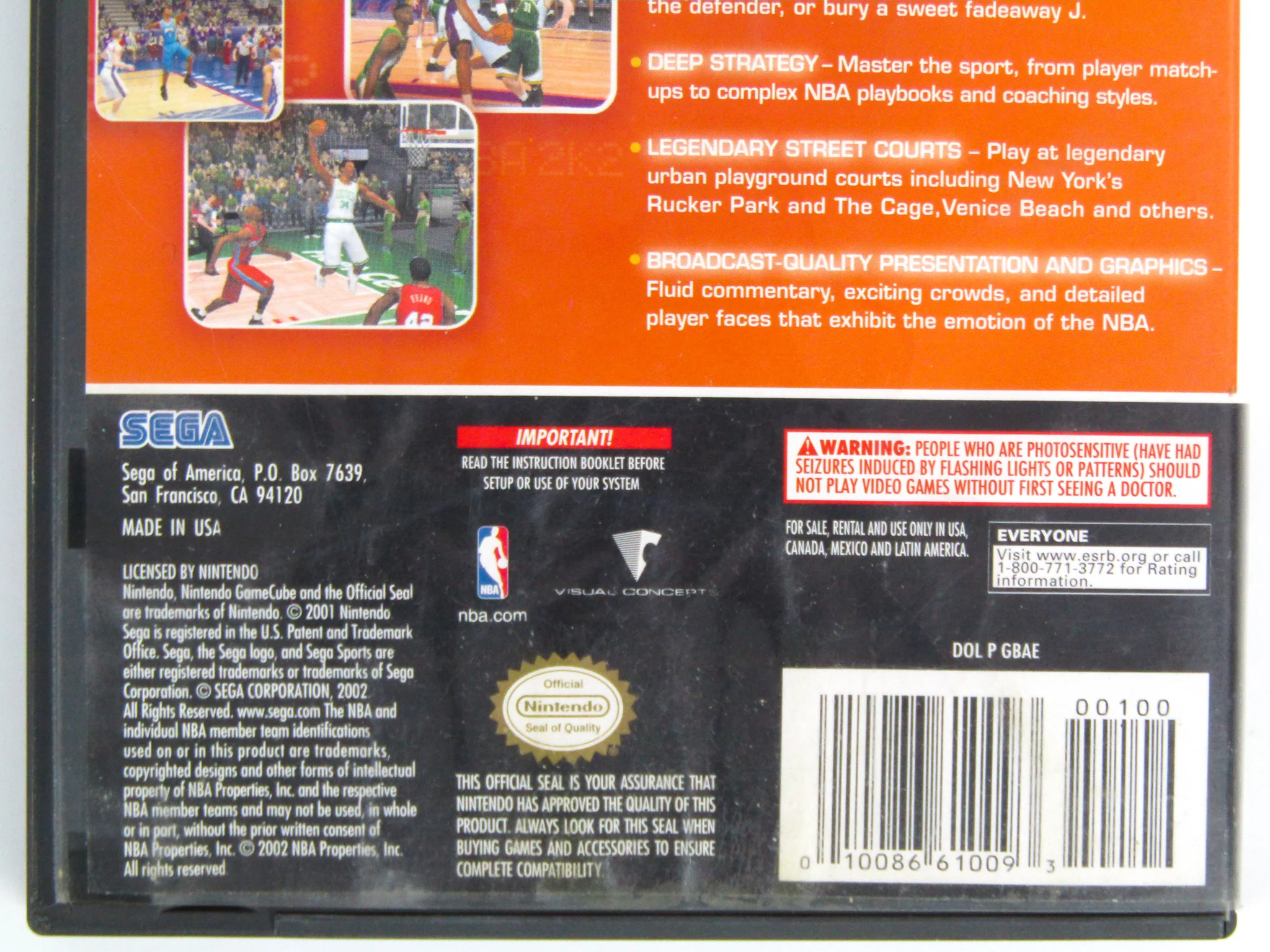 NBA 2K2 (Nintendo GameCube) - Image 3